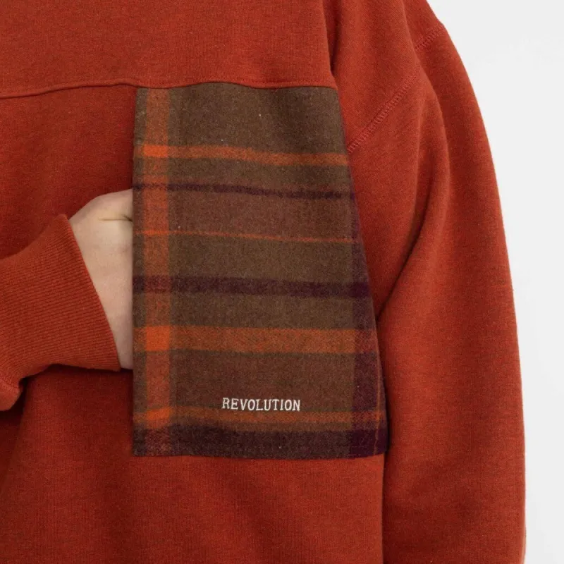 Loose Crewneck / 2762 - Darkred-melange sold by Revolution