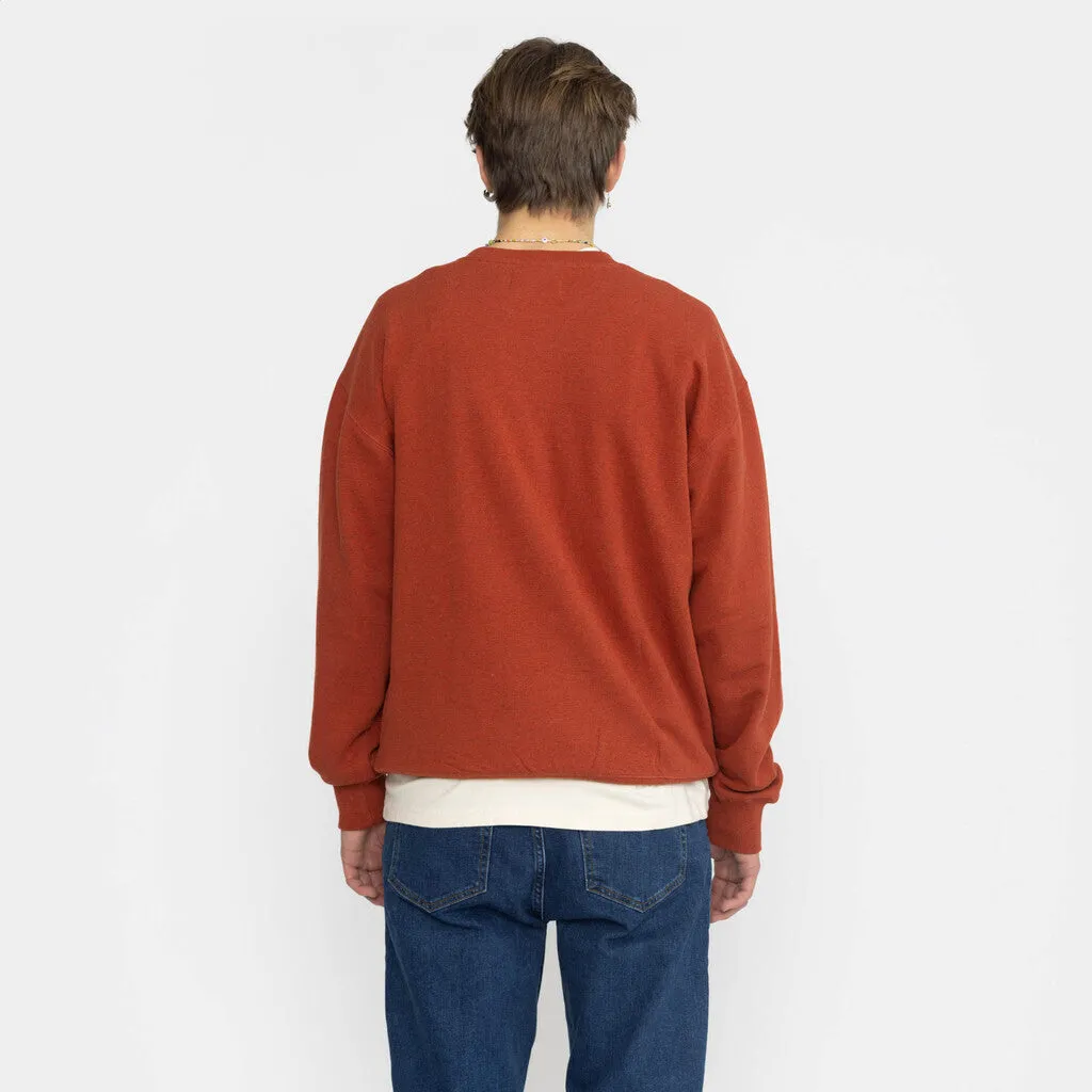 Loose Crewneck / 2762 - Darkred-melange sold by Revolution product image thumbnail 4