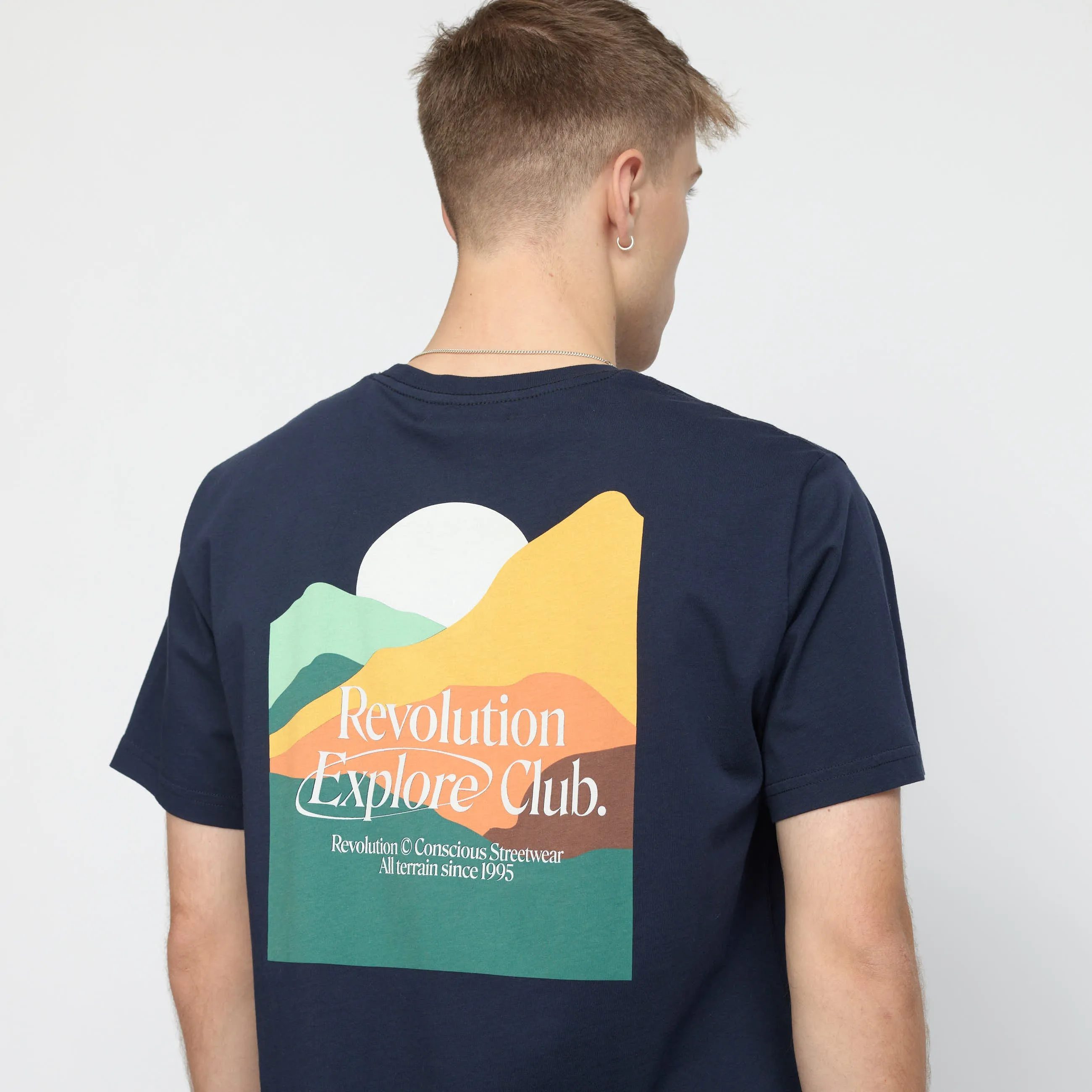 Printed T-shirt / 1374 HOR - Navy sold by Revolution product image thumbnail 5