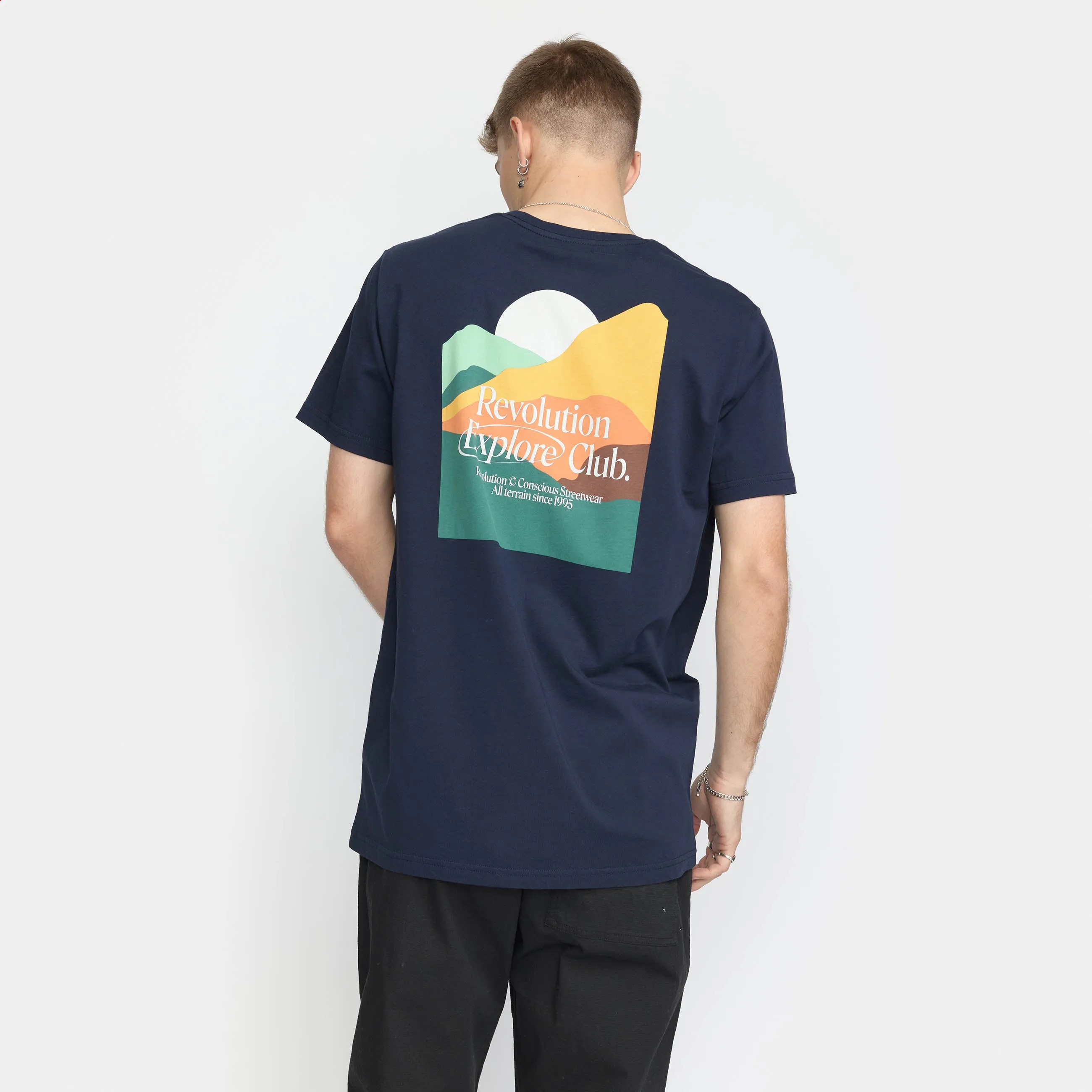 Printed T-shirt / 1374 HOR - Navy sold by Revolution product image thumbnail 2