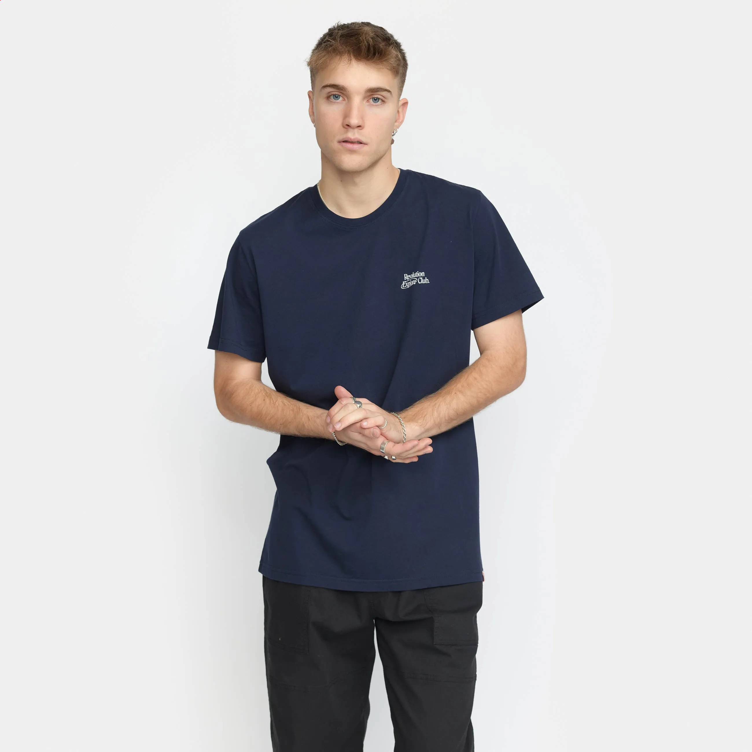 Printed T-shirt / 1374 HOR - Navy sold by Revolution product image thumbnail 3