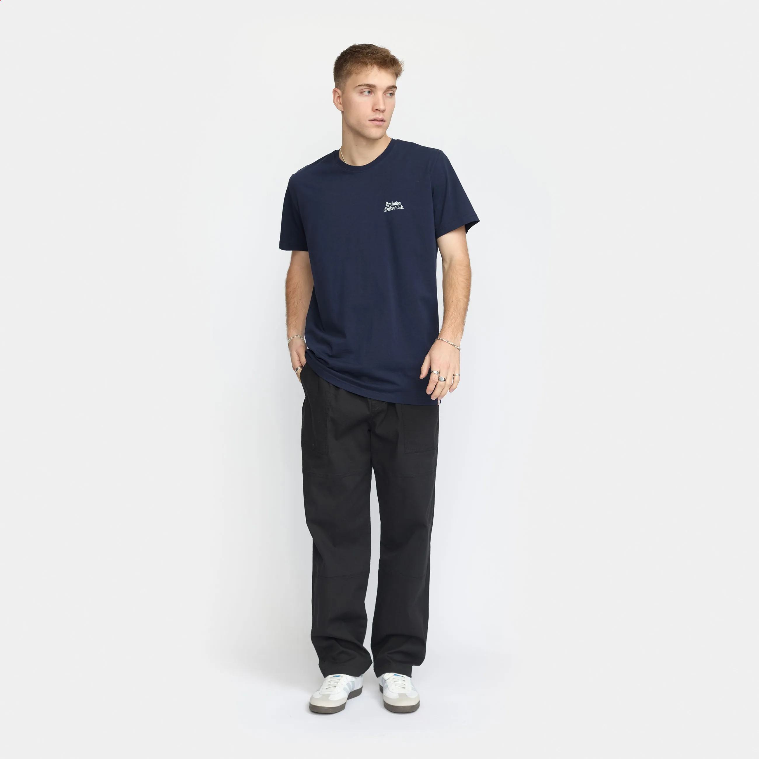 Printed T-shirt / 1374 HOR - Navy sold by Revolution product image thumbnail 4