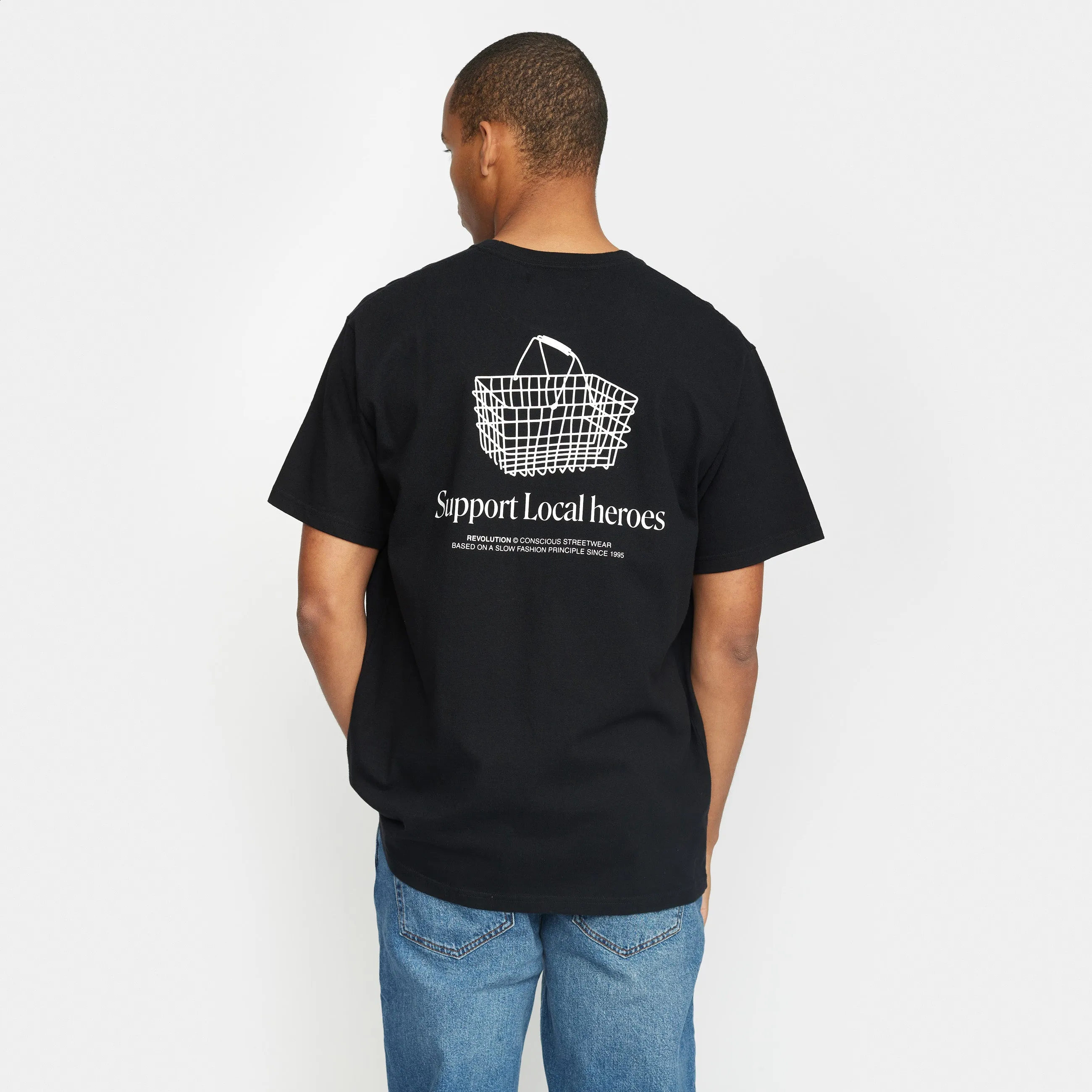 Printed T-shirt / 1375 CAR - Black sold by Revolution product image thumbnail 2