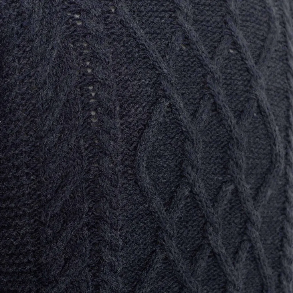 Cable knit sweather / 6585 - Navy sold by Revolution product image thumbnail 5