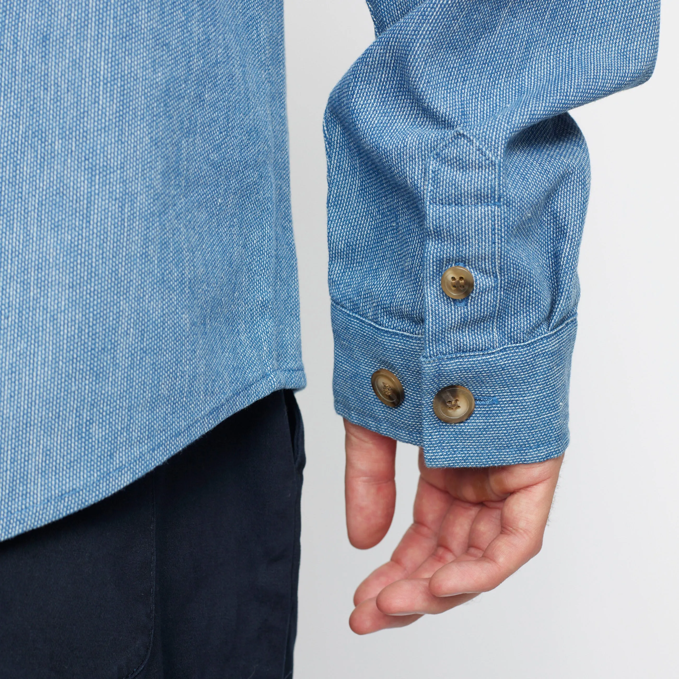 Loose Shirt / 3115 - Blue sold by Revolution product image thumbnail 4
