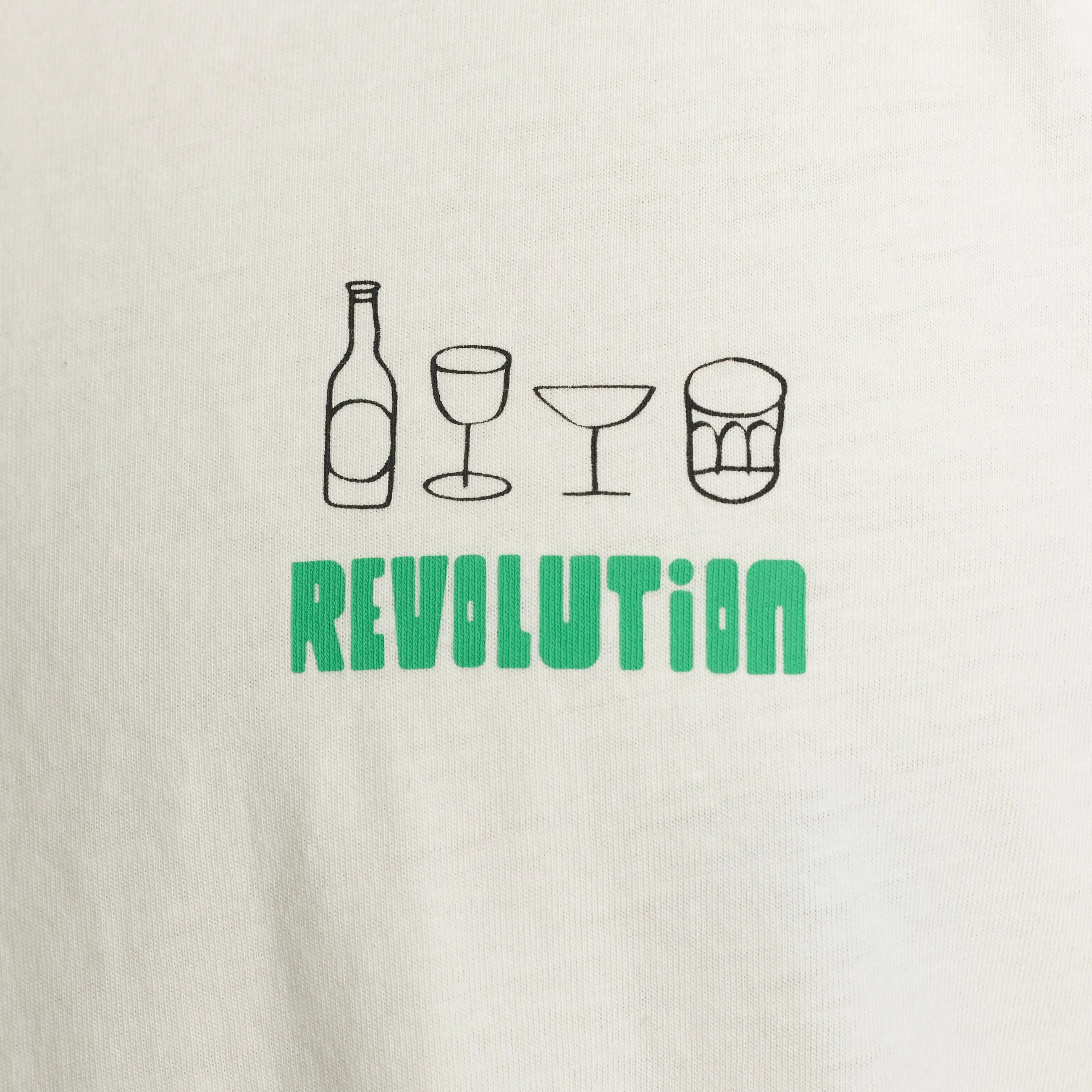 Printed T-shirt / 1374 BAR - Offwhite sold by Revolution product image thumbnail 5
