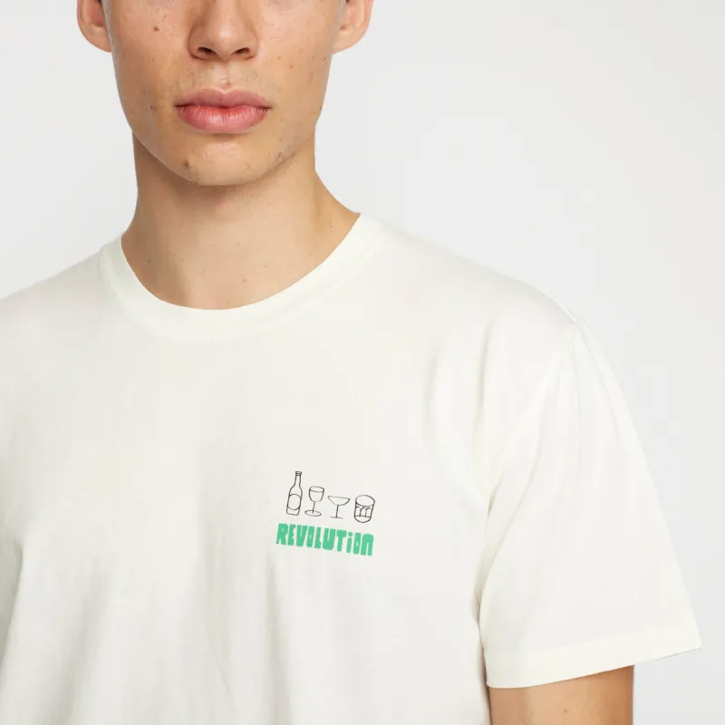 Printed T-shirt / 1374 BAR - Offwhite sold by Revolution
