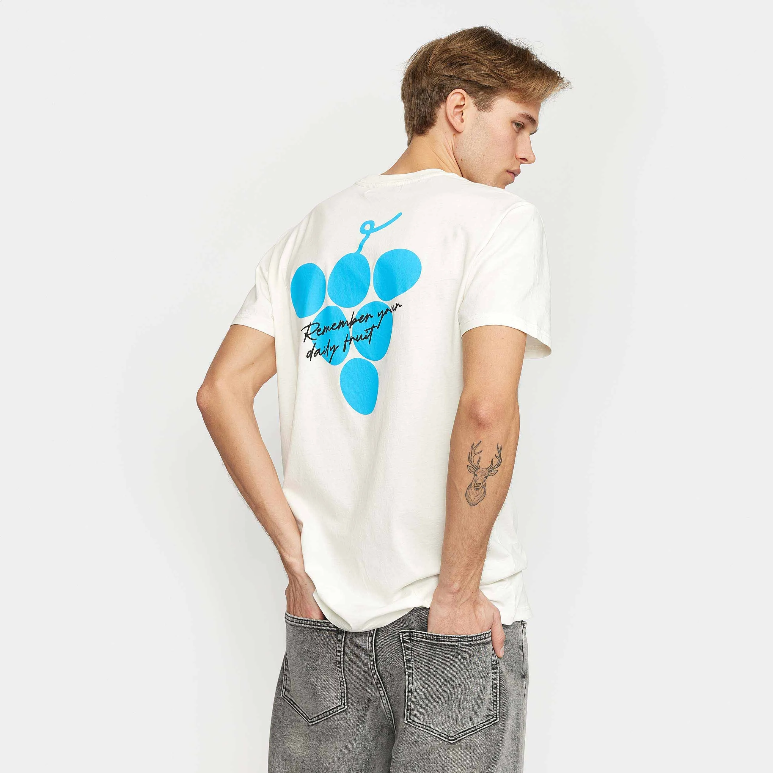 Printed T-shirt / 1374 GRA - Offwhite sold by Revolution product image thumbnail 2