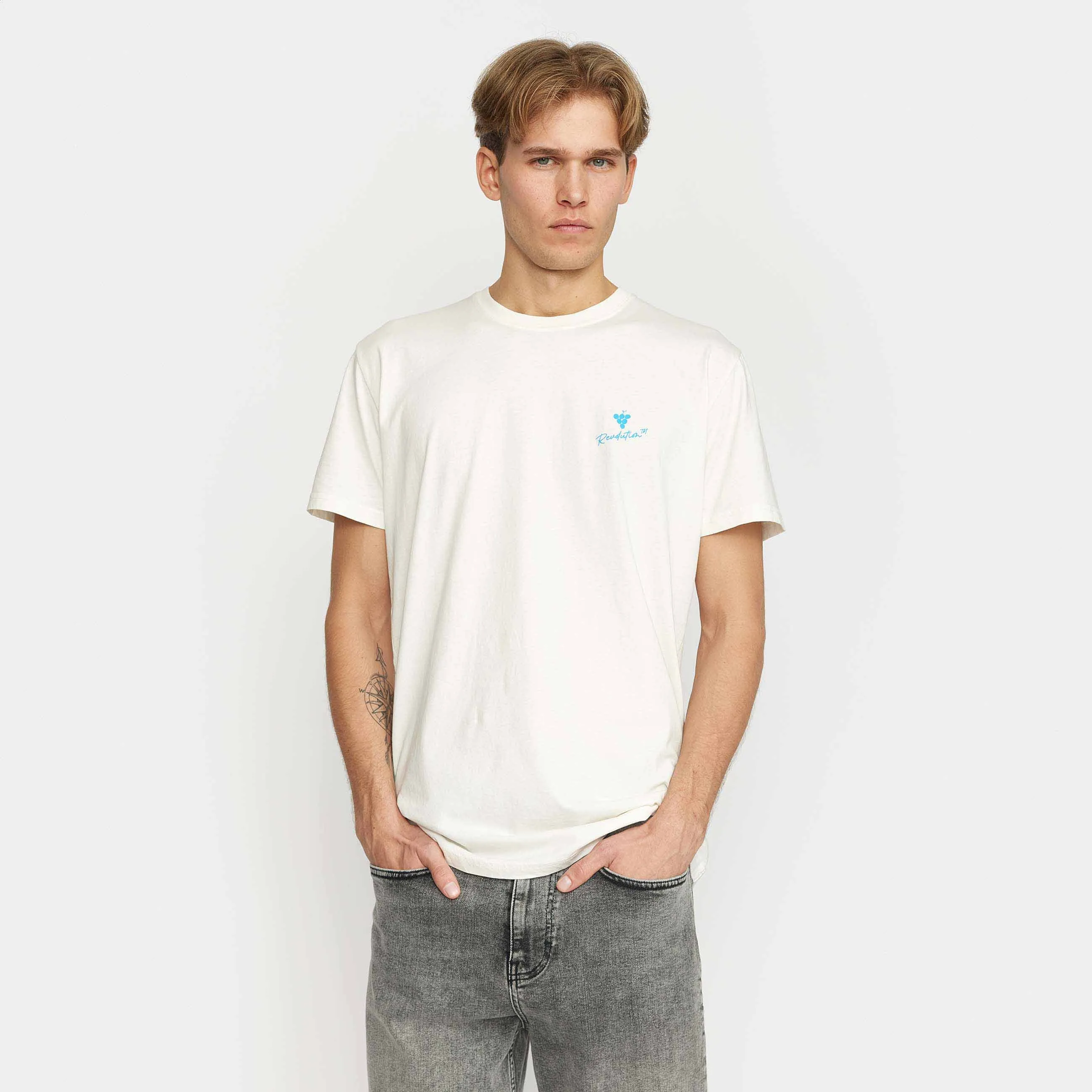 Printed T-shirt / 1374 GRA - Offwhite sold by Revolution product image thumbnail 3