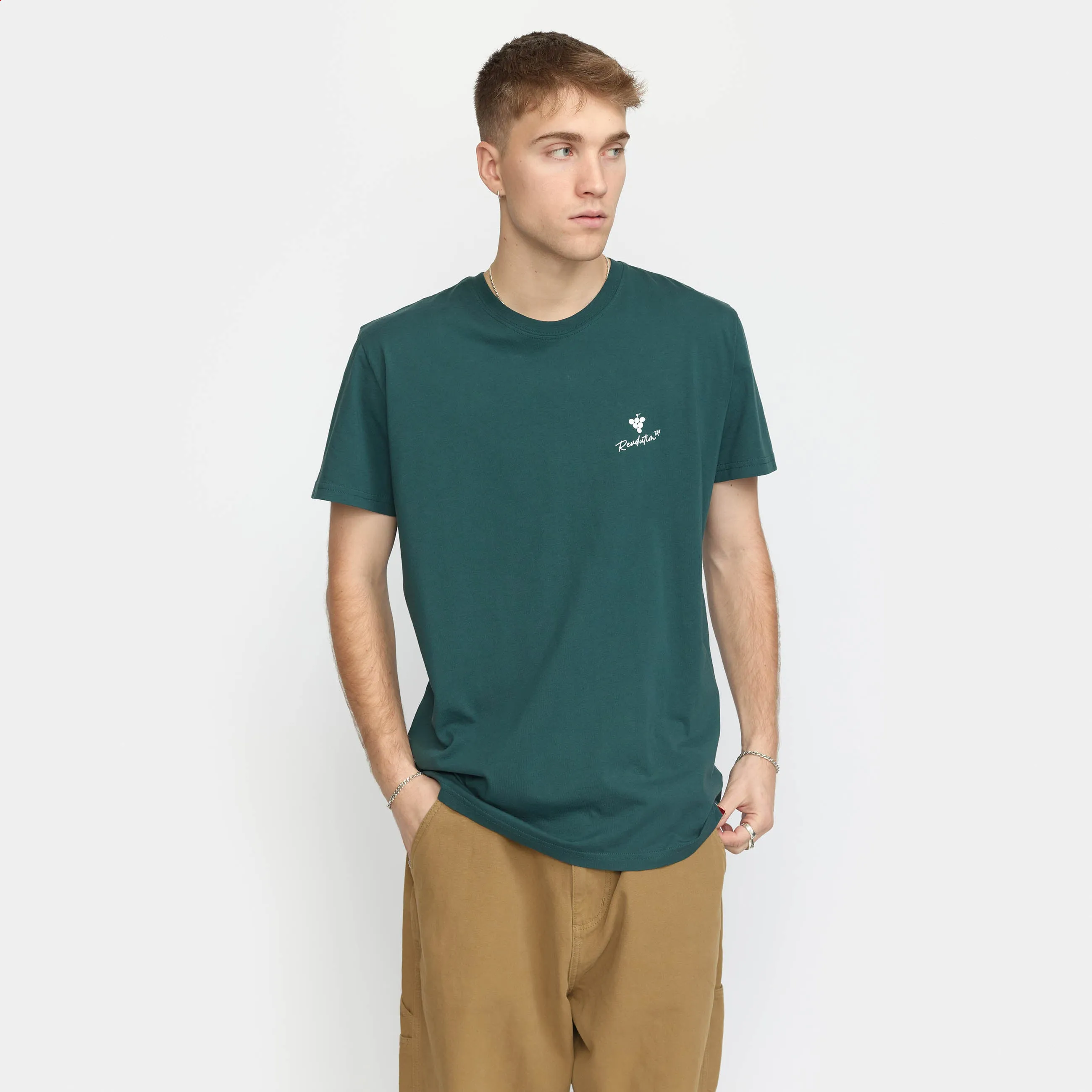 Printed T-shirt / 1374 GRA - Darkgreen sold by Revolution product image thumbnail 4