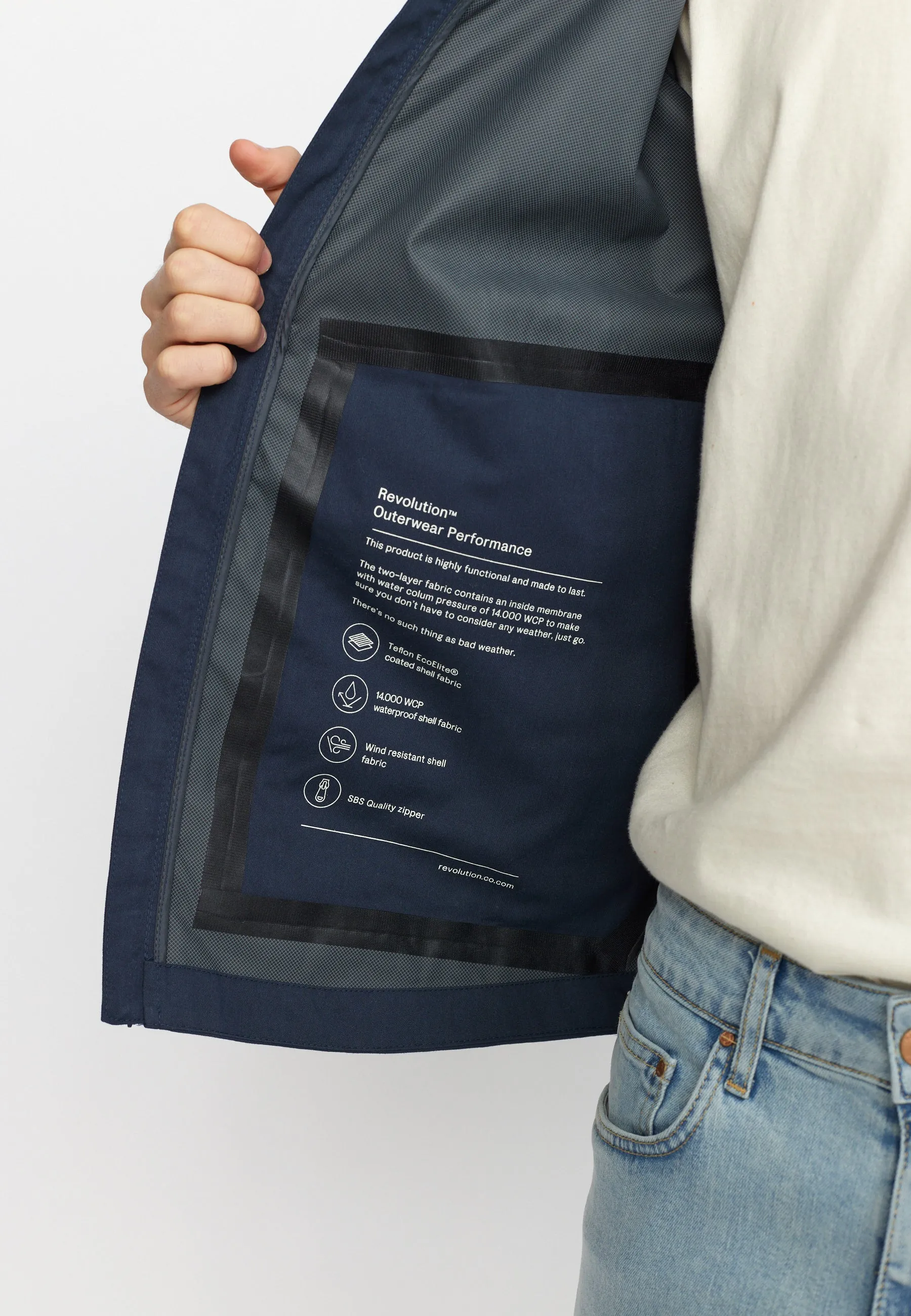 Bike Jacket / 7798 - Navy sold by Revolution product image thumbnail 3