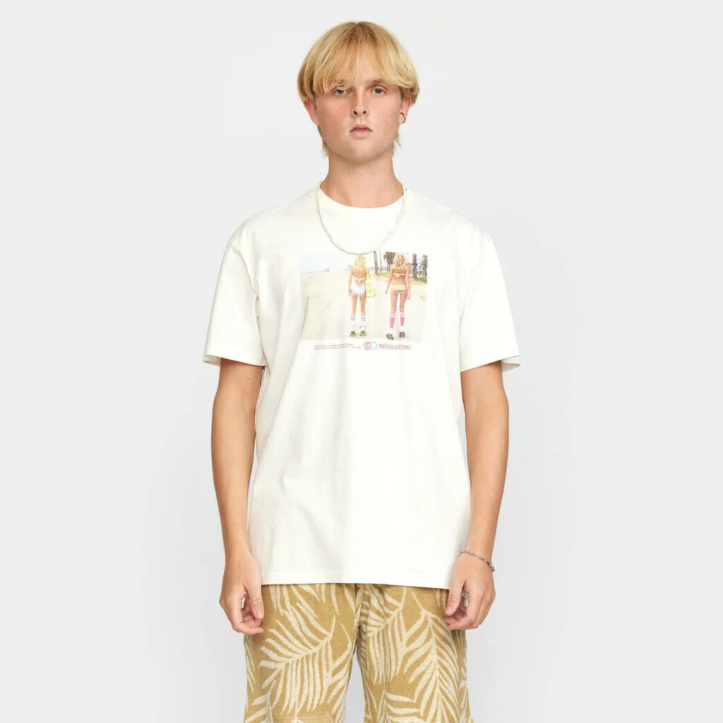 Loose t-shirt / 1371 ROL - Offwhite sold by Revolution product image thumbnail 2
