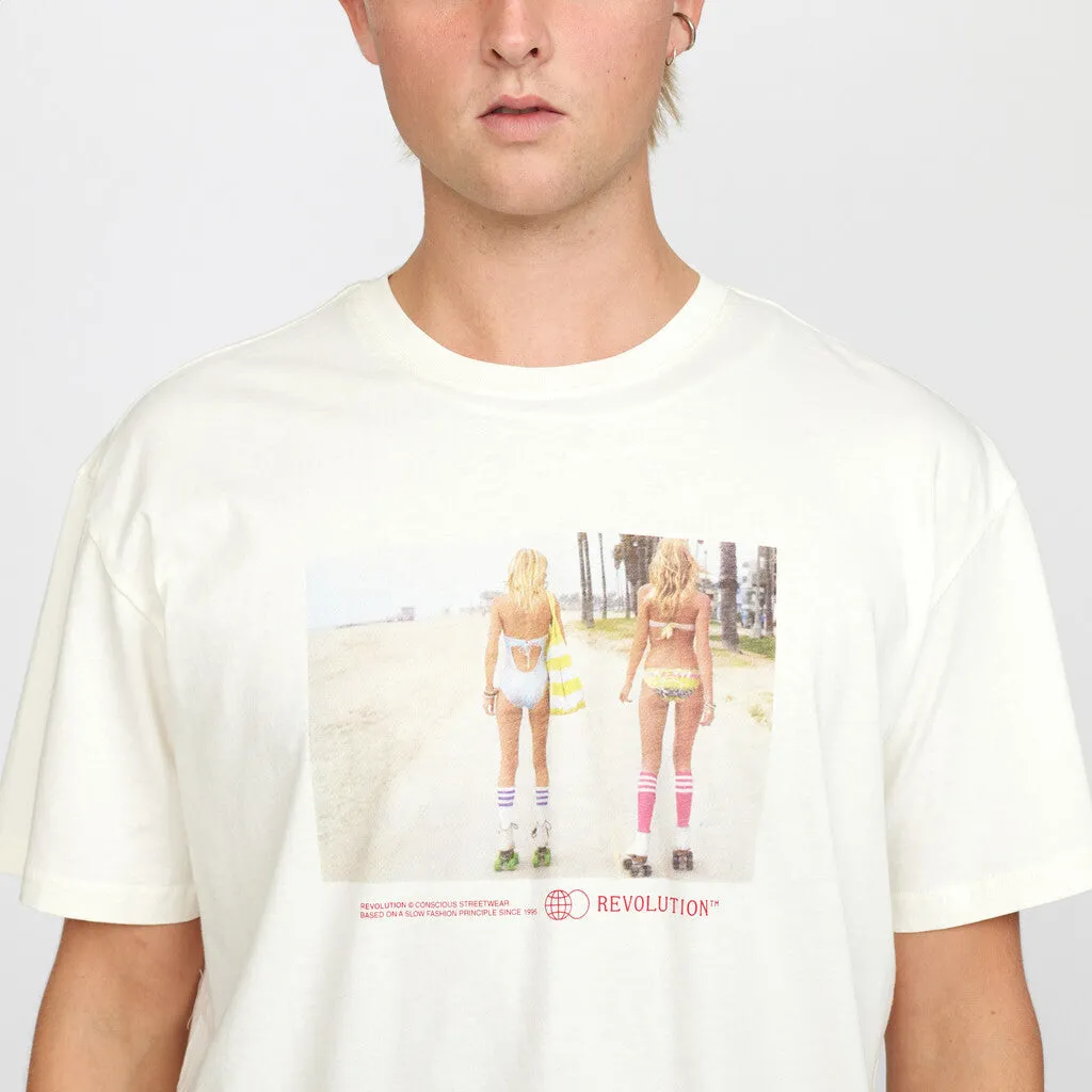 Loose t-shirt / 1371 ROL - Offwhite sold by Revolution product image thumbnail 5