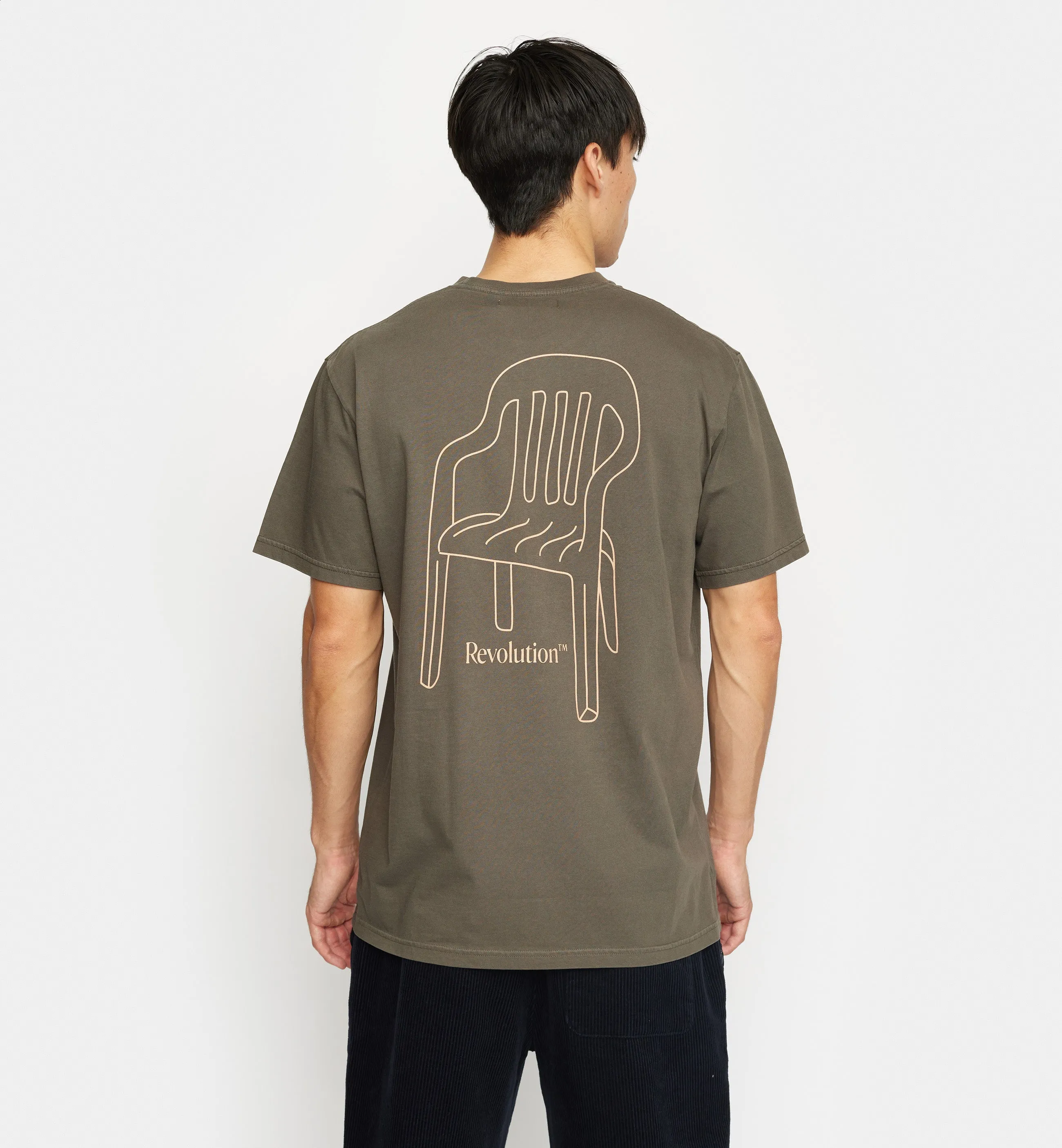Printed T-shirt / 1376 CHA - Grey sold by Revolution product image thumbnail 4