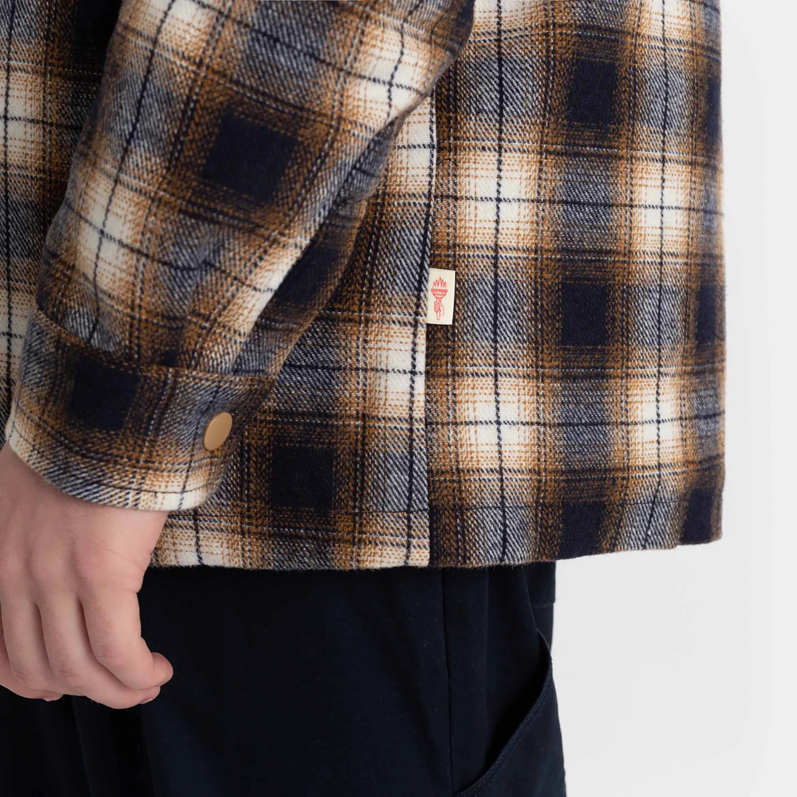 Padded Overshirt / 3878 - Navy sold by Revolution product image thumbnail 5