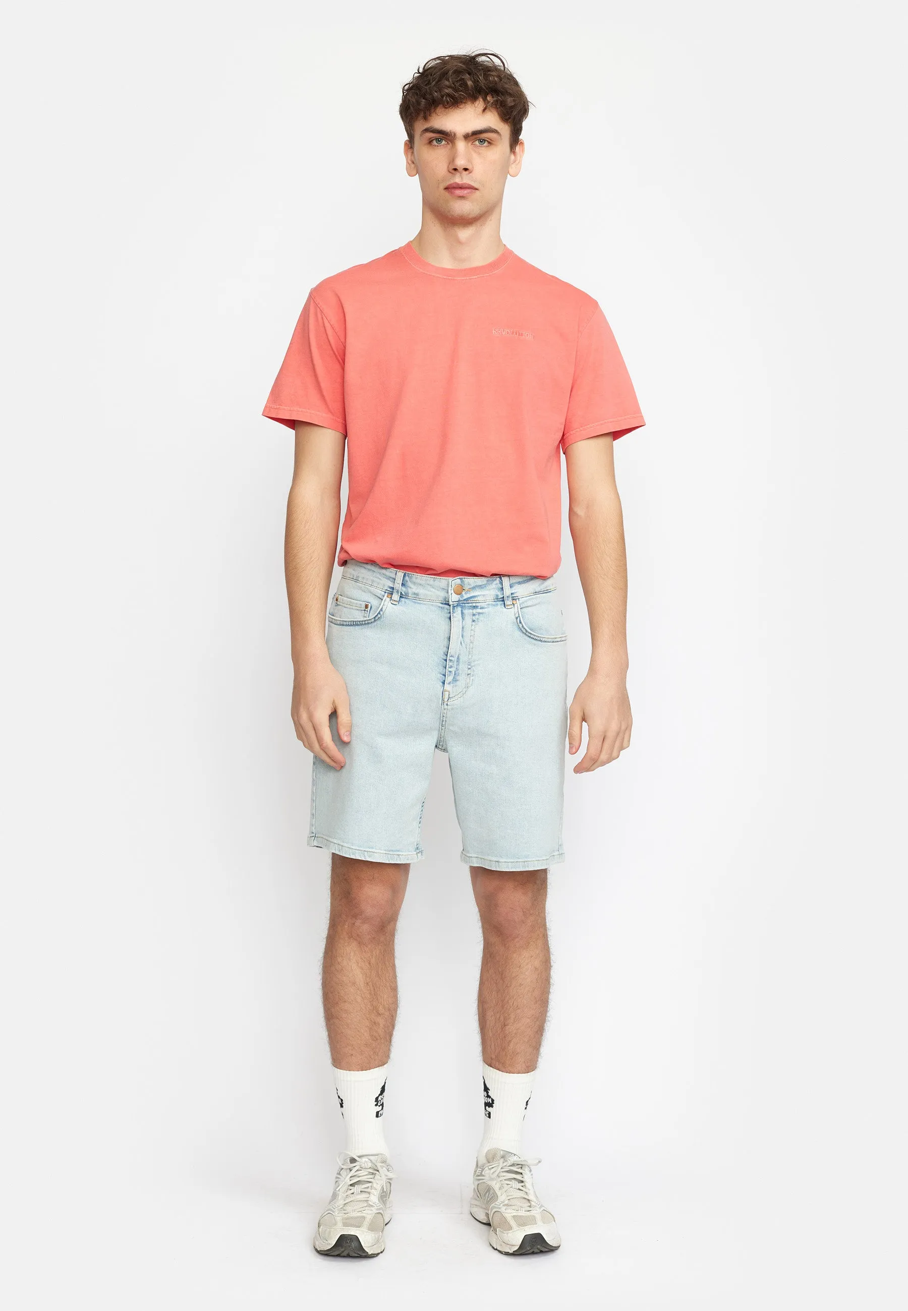 Loose-fit Denim Shorts / 5440 - Blue sold by Revolution product image thumbnail 4