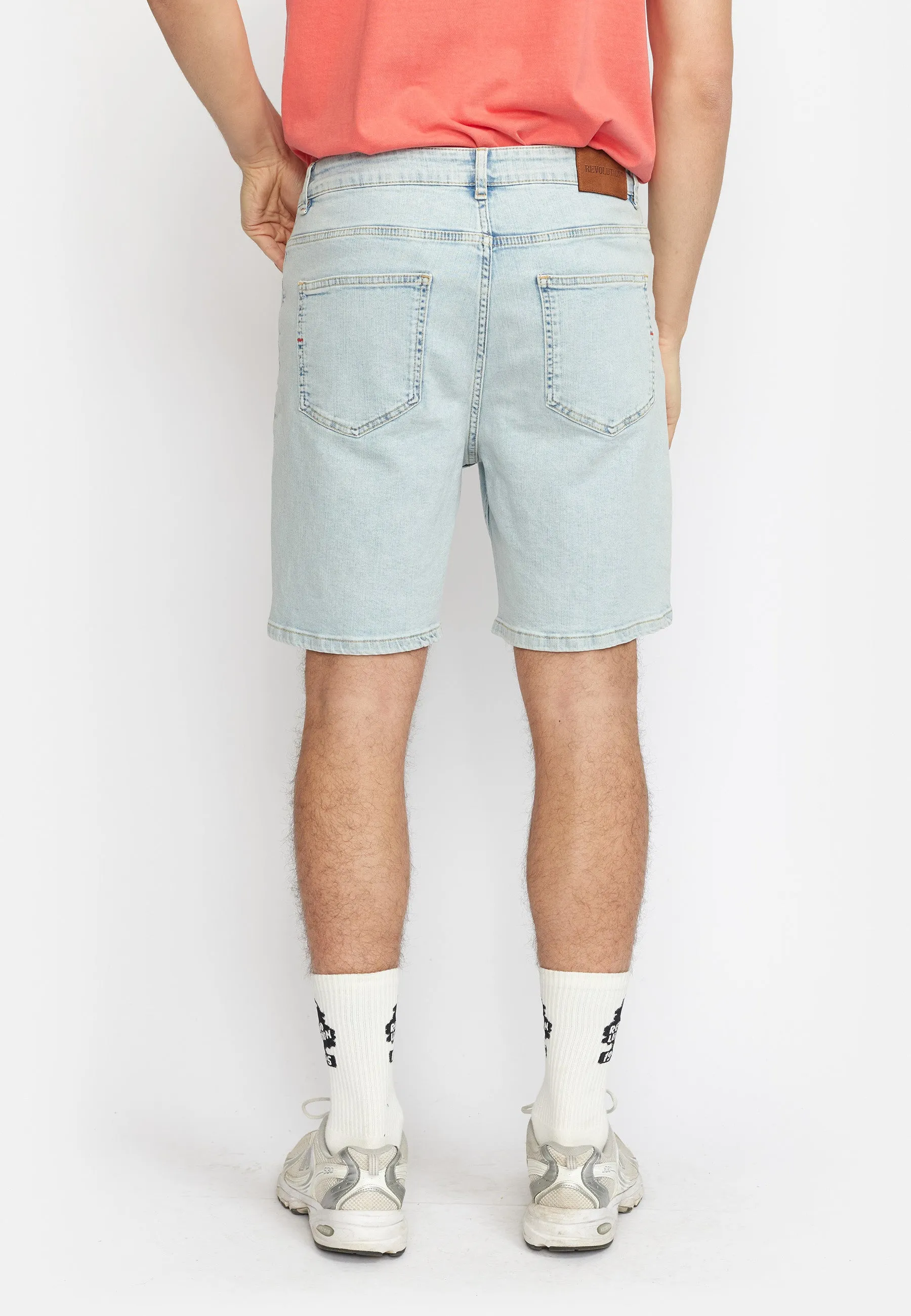 Loose-fit Denim Shorts / 5440 - Blue sold by Revolution product image thumbnail 3