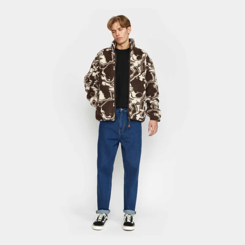 Printed Teddy Jacket / 7016 - Brown sold by Revolution