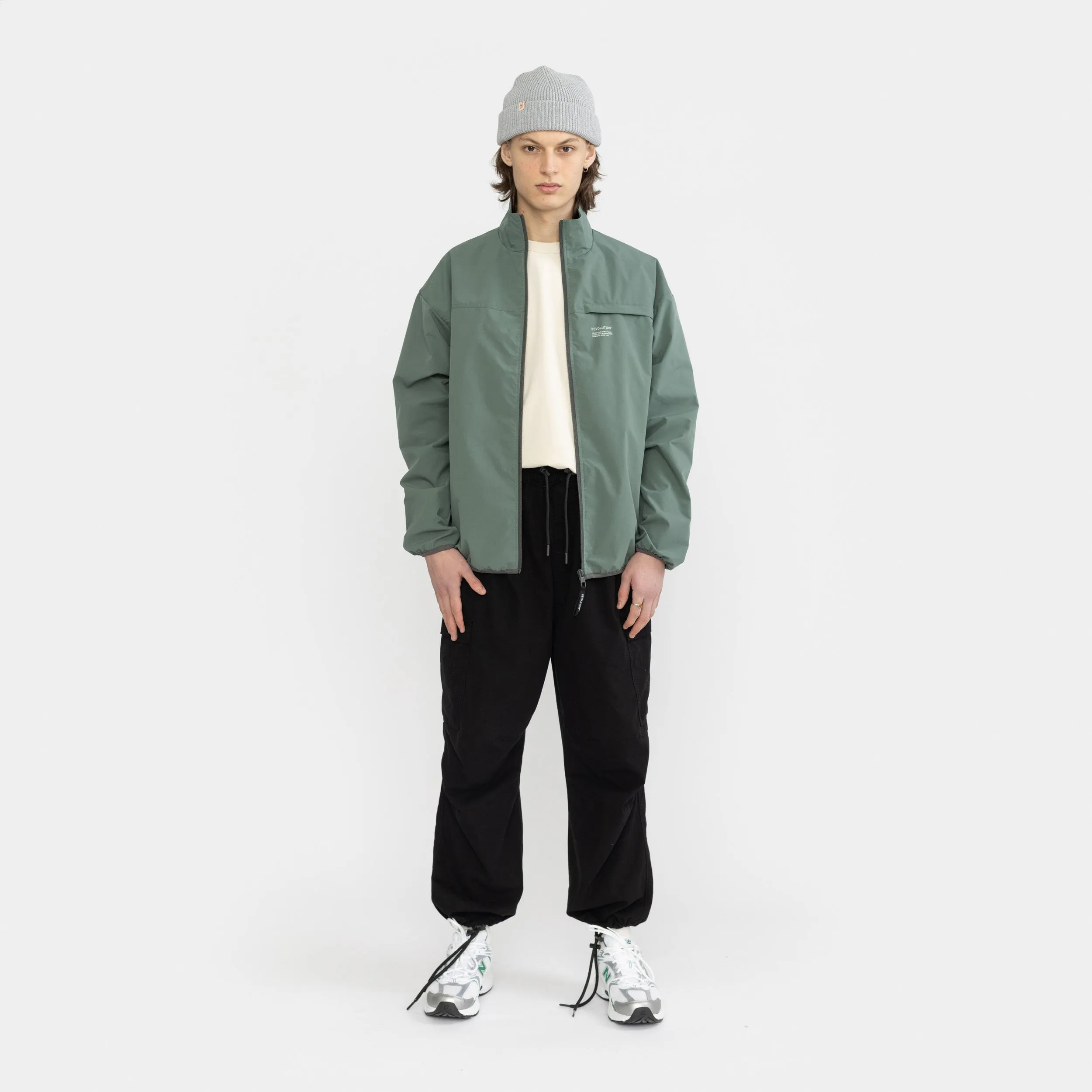 Track Jacket / 7840 - Dustgreen sold by Revolution product image thumbnail 2