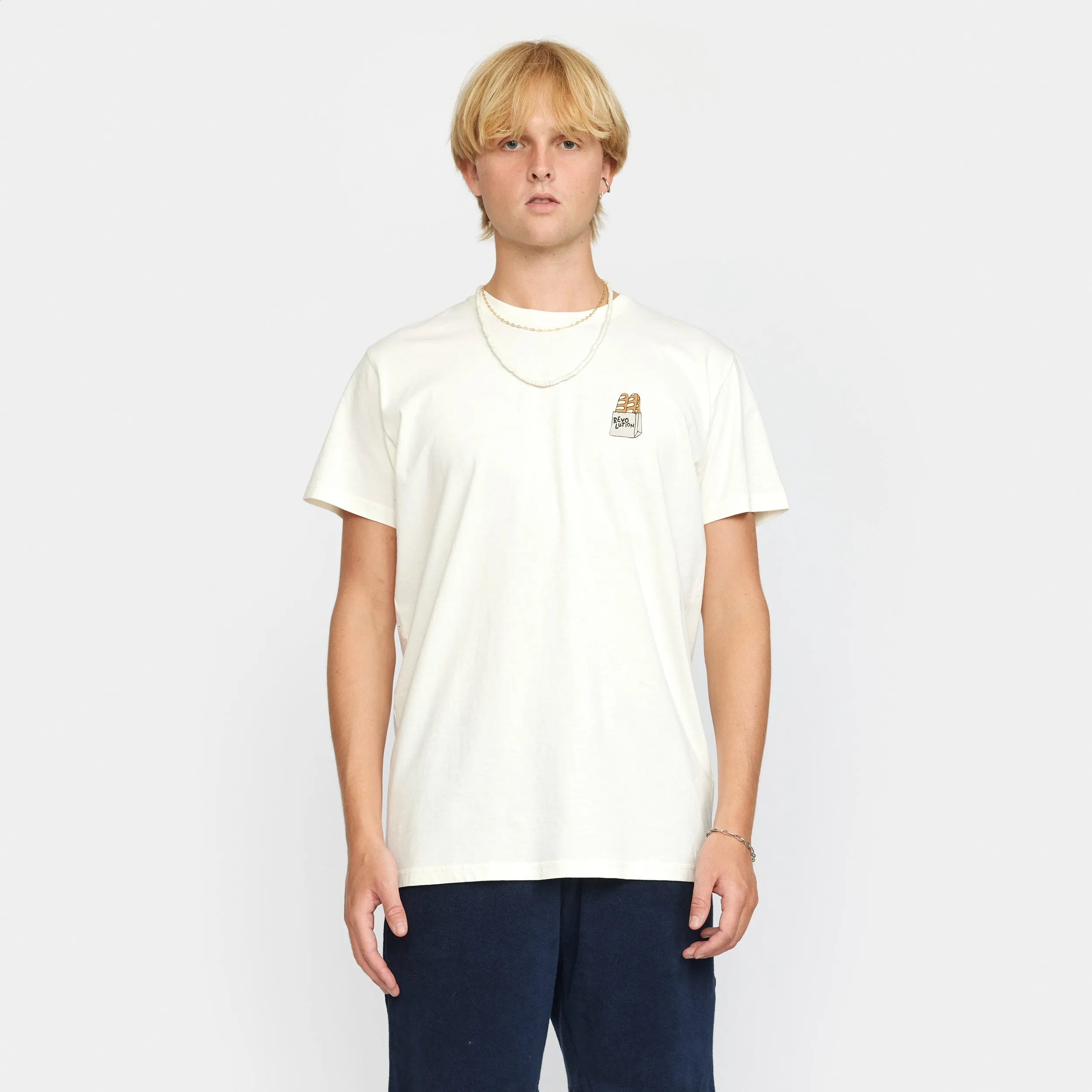 Regular t-shirt / 1369 FLU - Offwhite sold by Revolution product image thumbnail 3