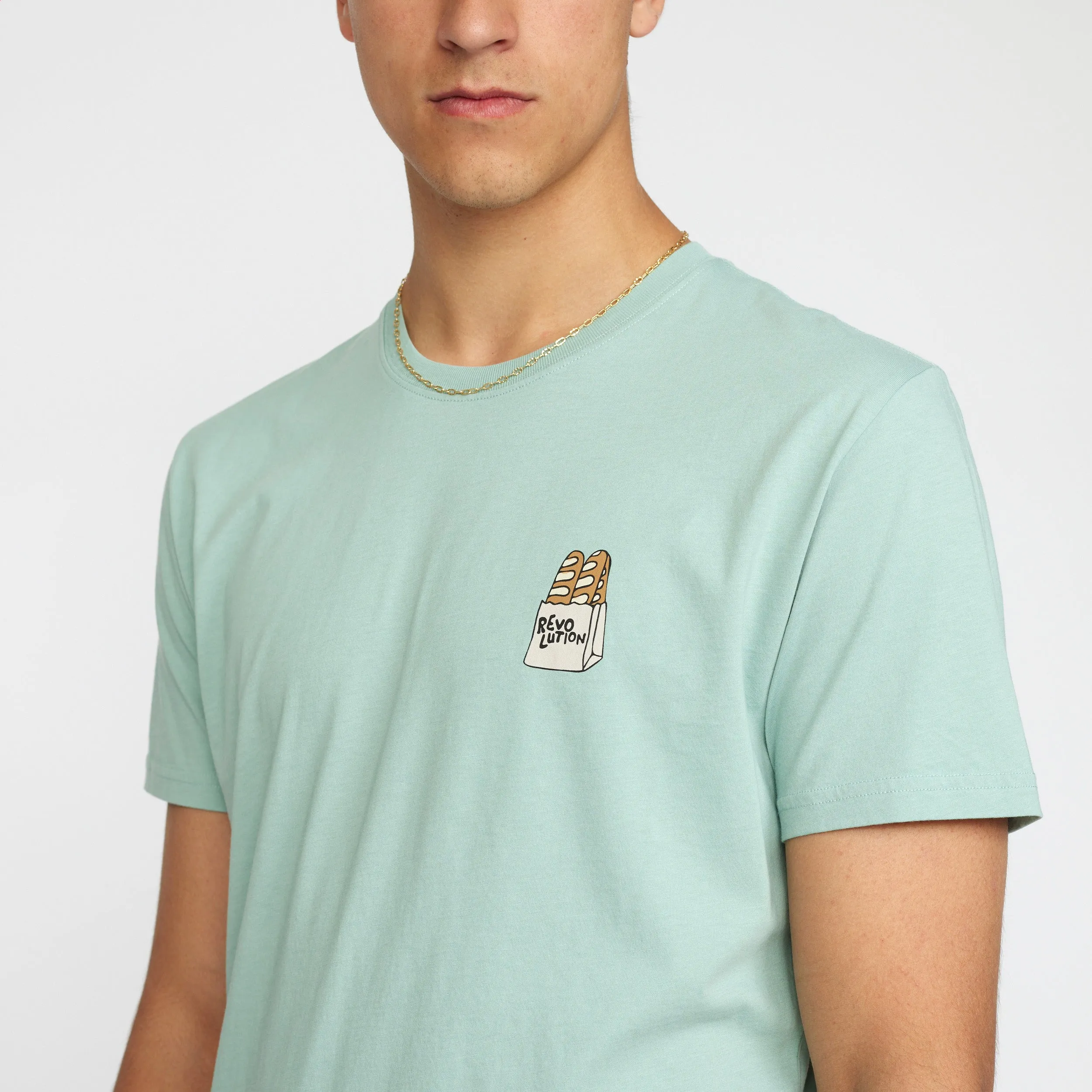 Regular t-shirt / 1369 FLU - Blue sold by Revolution