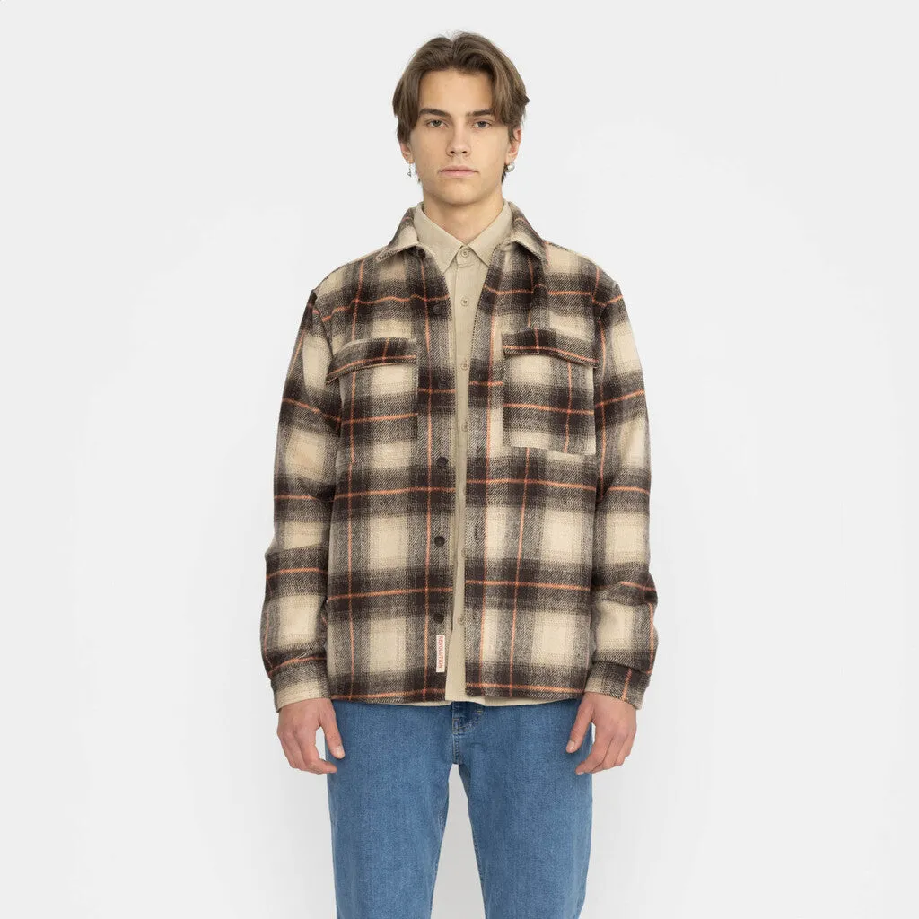 Utility Overshirt / 3962 - Darkbrown sold by Revolution