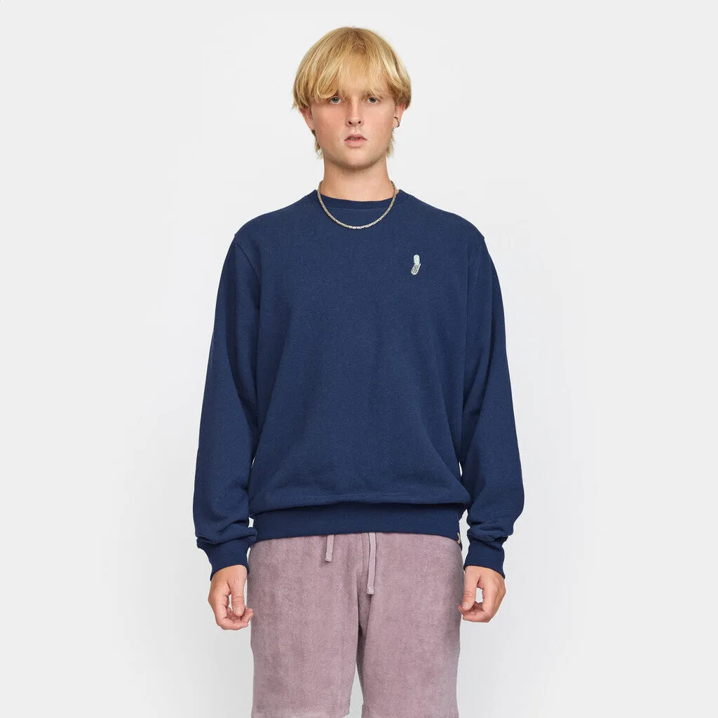 Regular Crewneck / 2772 PHO - Navy-melange sold by Revolution product image thumbnail 3