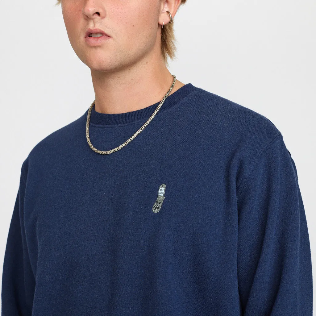 Regular Crewneck / 2772 PHO - Navy-melange sold by Revolution