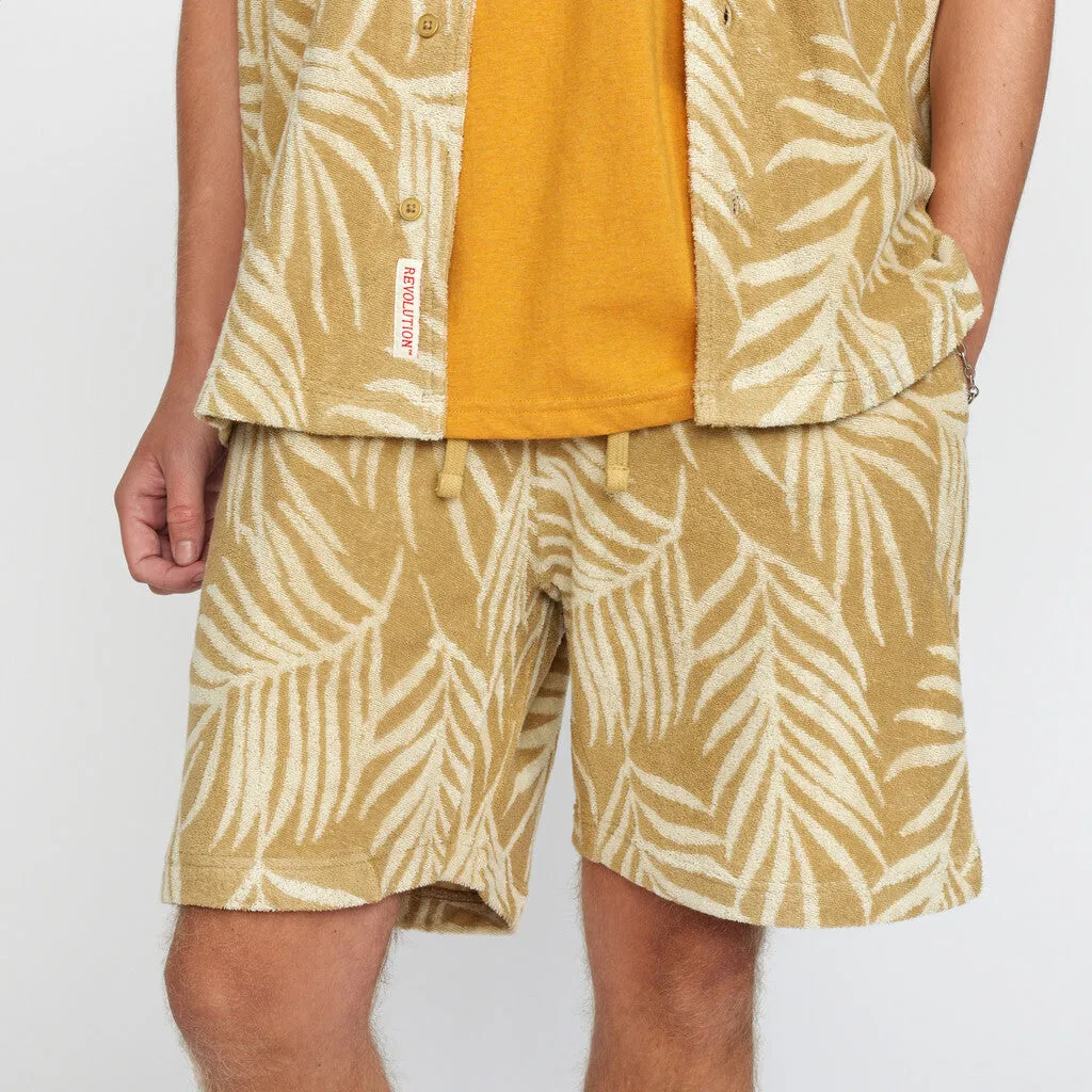 Terry Shorts / 4062 - Khaki sold by Revolution product image thumbnail 4