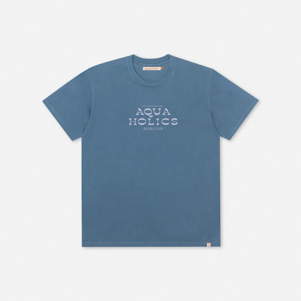 Loose T-shirt / 1345 AQU - Blue sold by Revolution