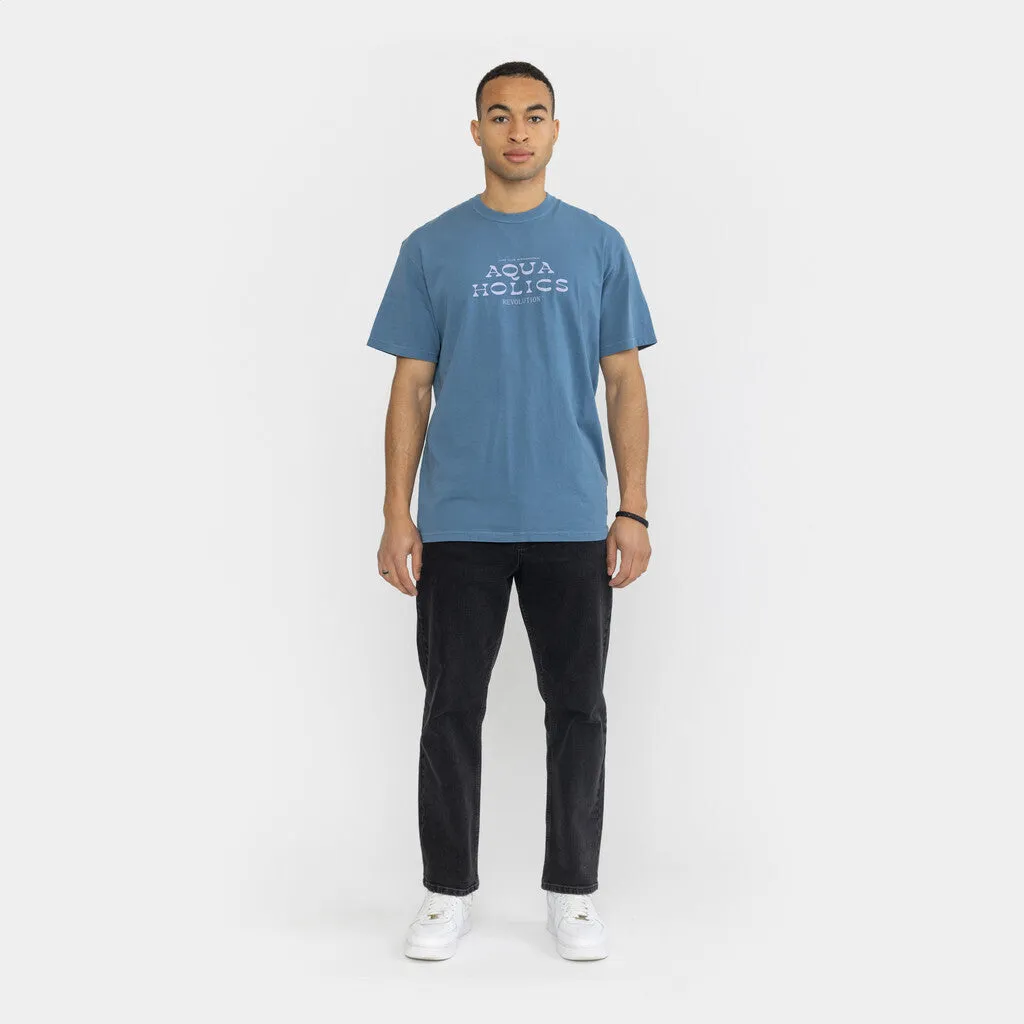 Loose T-shirt / 1345 AQU - Blue sold by Revolution product image thumbnail 4