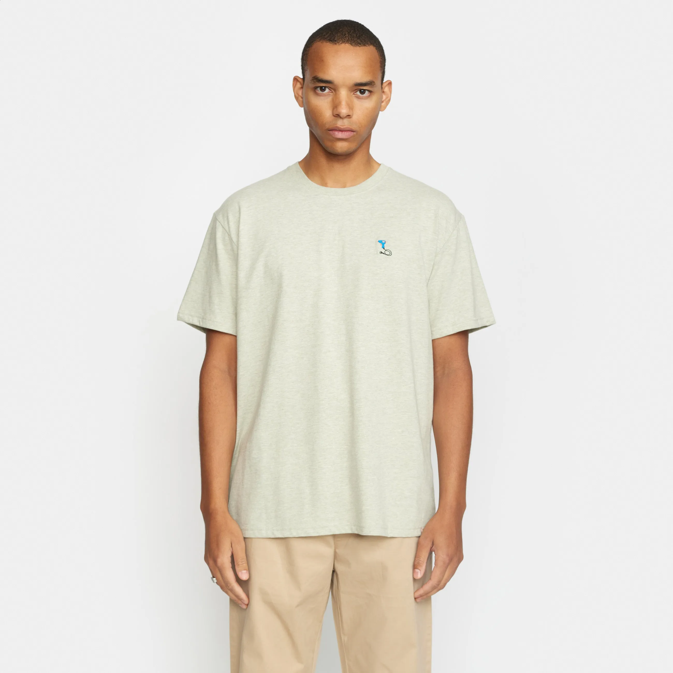 Application T-Shirt / 1378 GLU - Lightgreen-melange sold by Revolution product image thumbnail 3