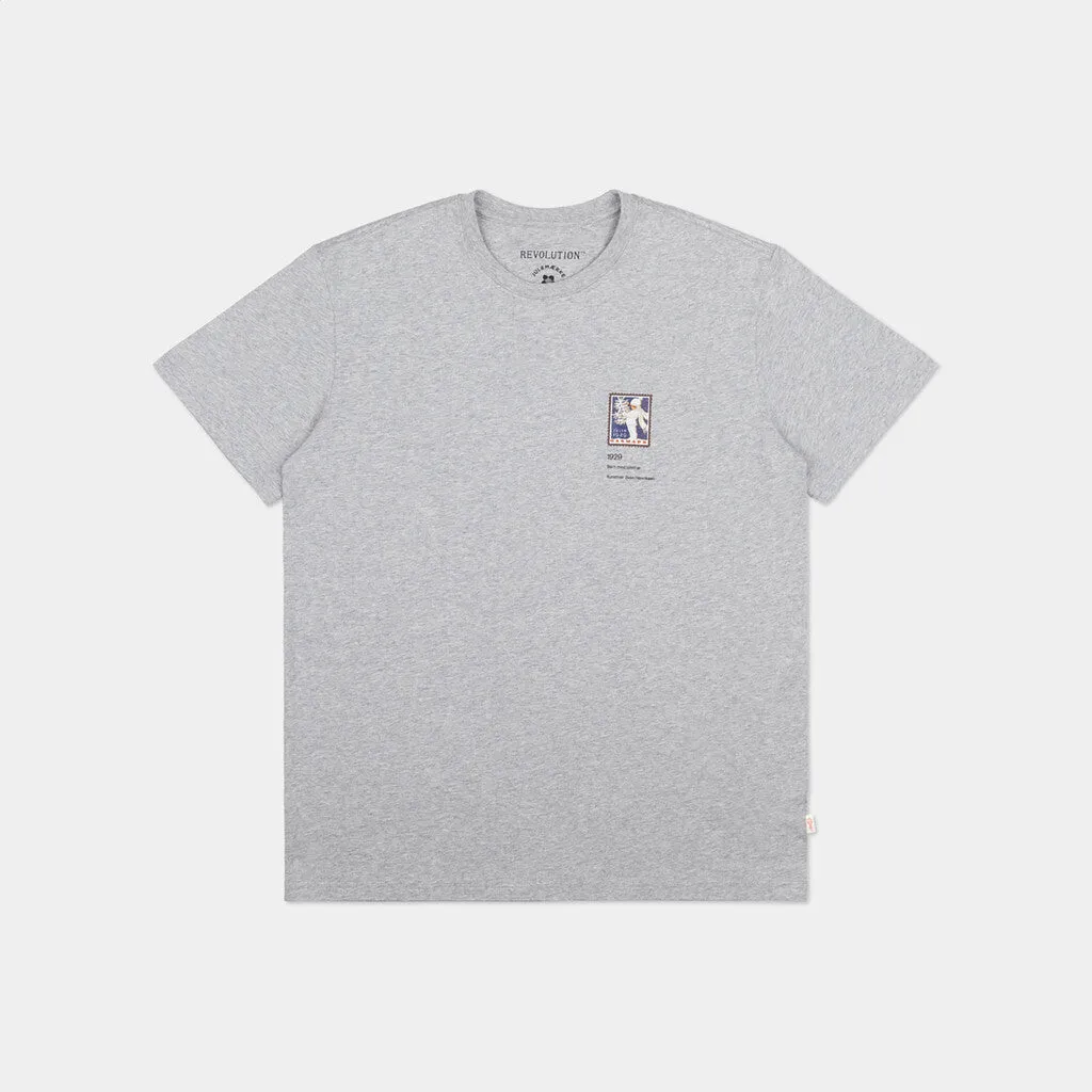 Loose T-shirt / 1300 J29 - Grey-melange sold by Revolution product image thumbnail 2