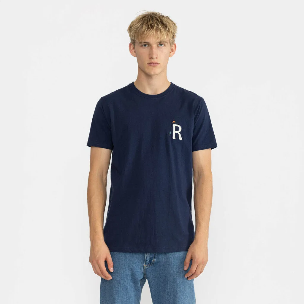 Regular T-shirt / 1328 CLI - Navy-melange sold by Revolution product image thumbnail 2