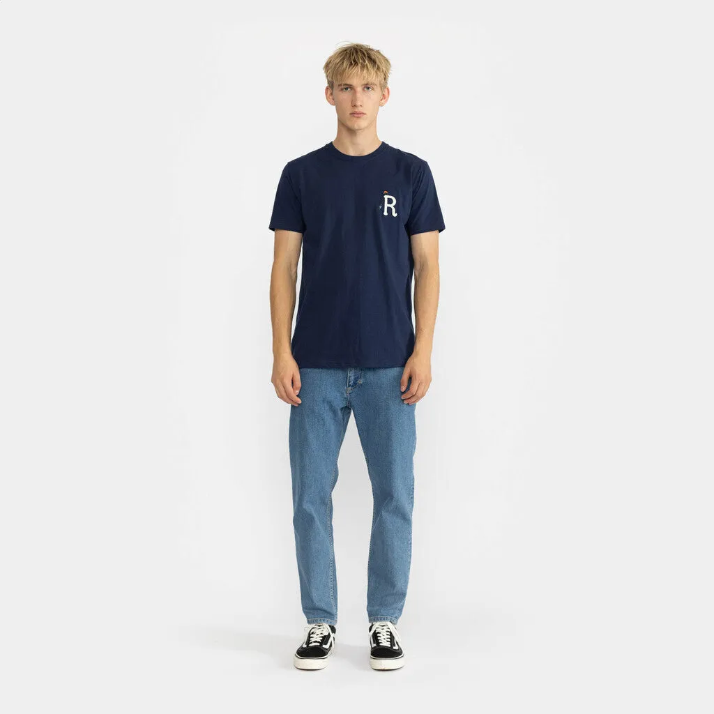 Regular T-shirt / 1328 CLI - Navy-melange sold by Revolution product image thumbnail 3