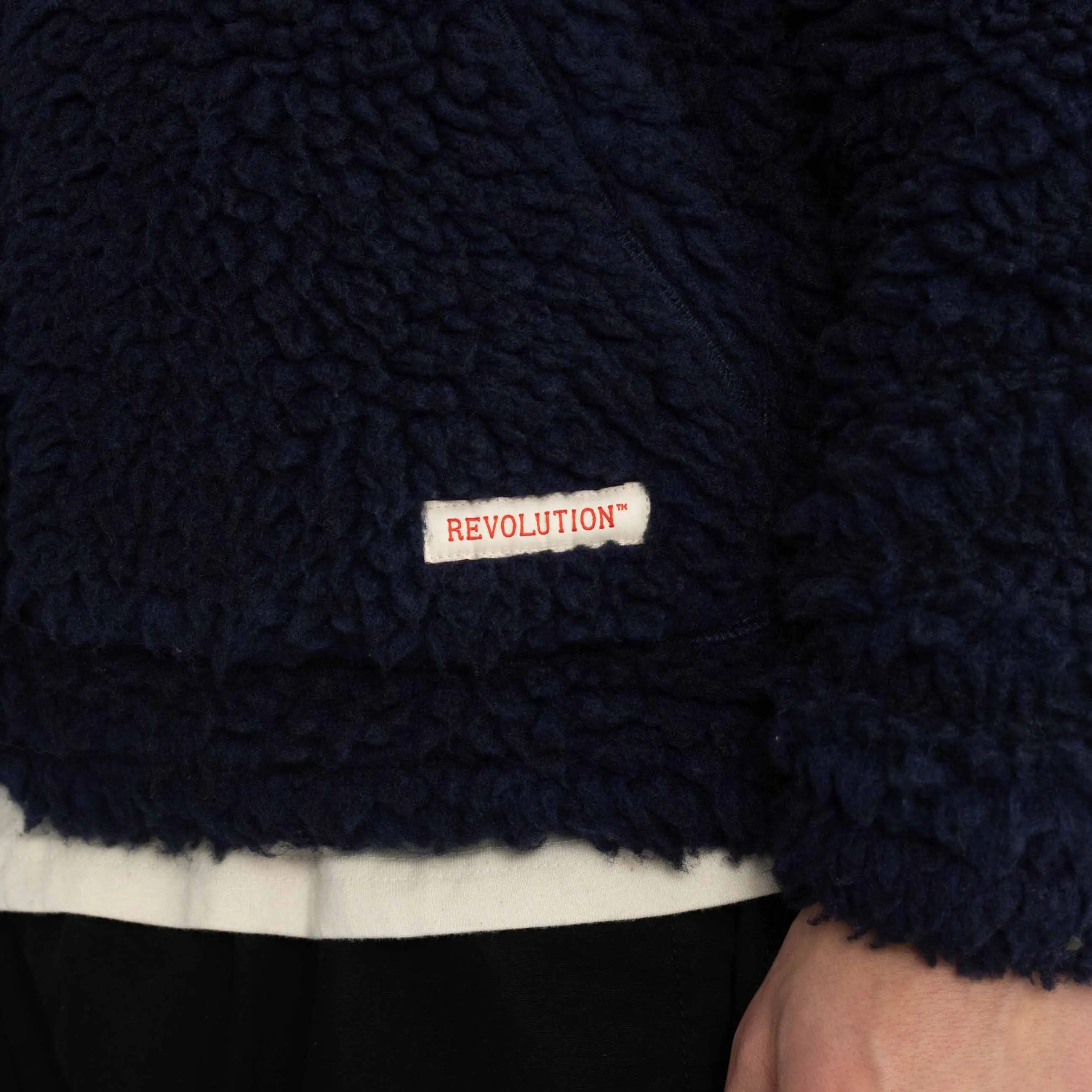 Heavy Teddy Jacket / 7815 - Navy sold by Revolution product image thumbnail 4