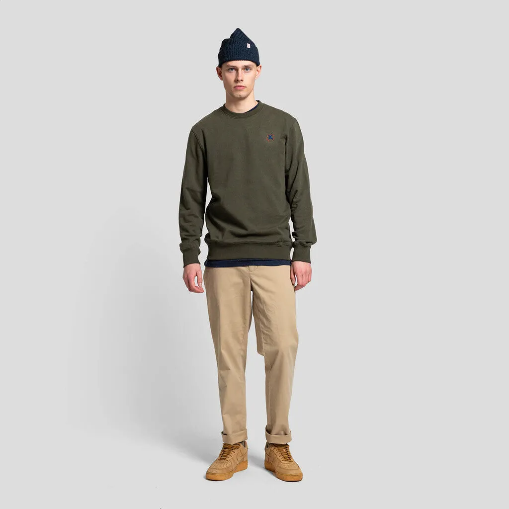 Crewneck / 2679 SKI - Army-melange sold by Revolution product image thumbnail 4