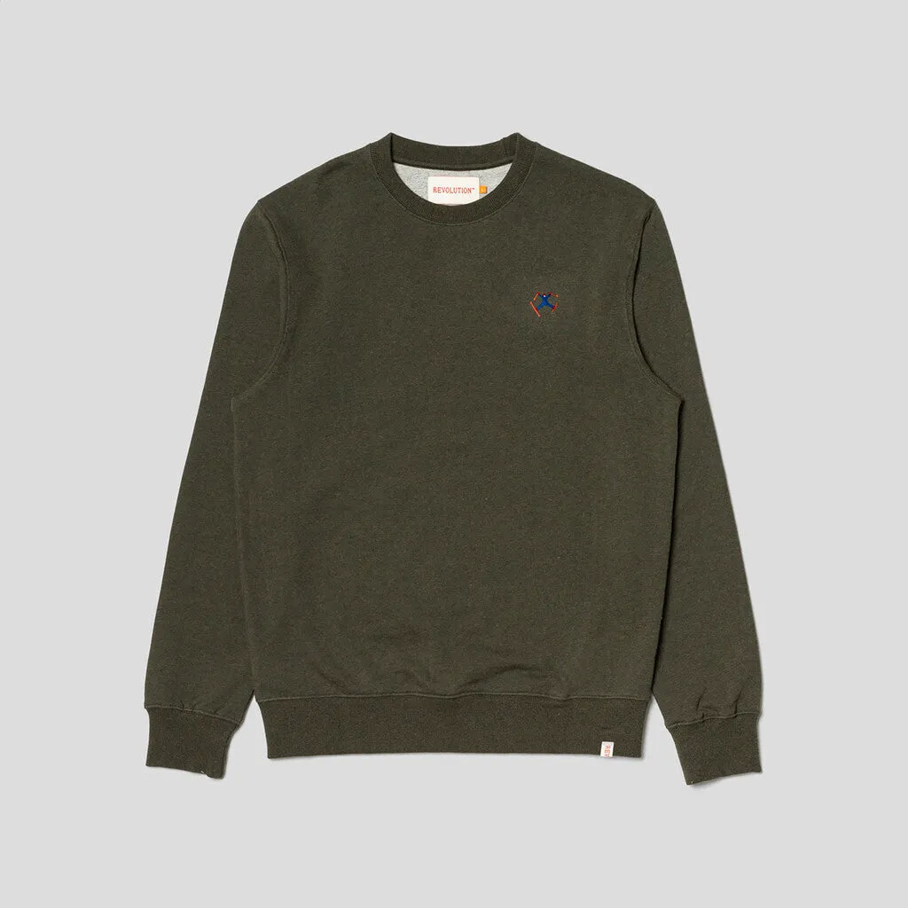 Crewneck / 2679 SKI - Army-melange sold by Revolution product image thumbnail 5