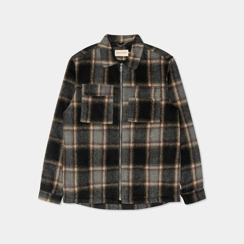 Lined Overshirt W Zipper / 3958 - Black sold by Revolution product image thumbnail 5