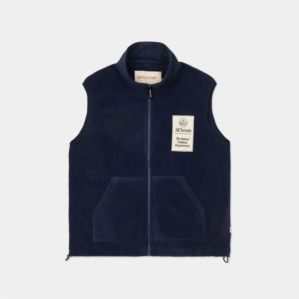 Fleece Vest / 7810 - Navy sold by Revolution product image thumbnail 5