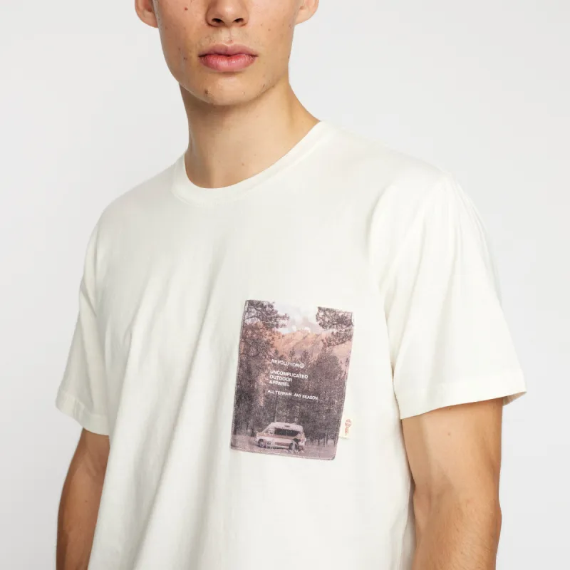 Printed T-shirt / 1381 VAN - Offwhite sold by Revolution