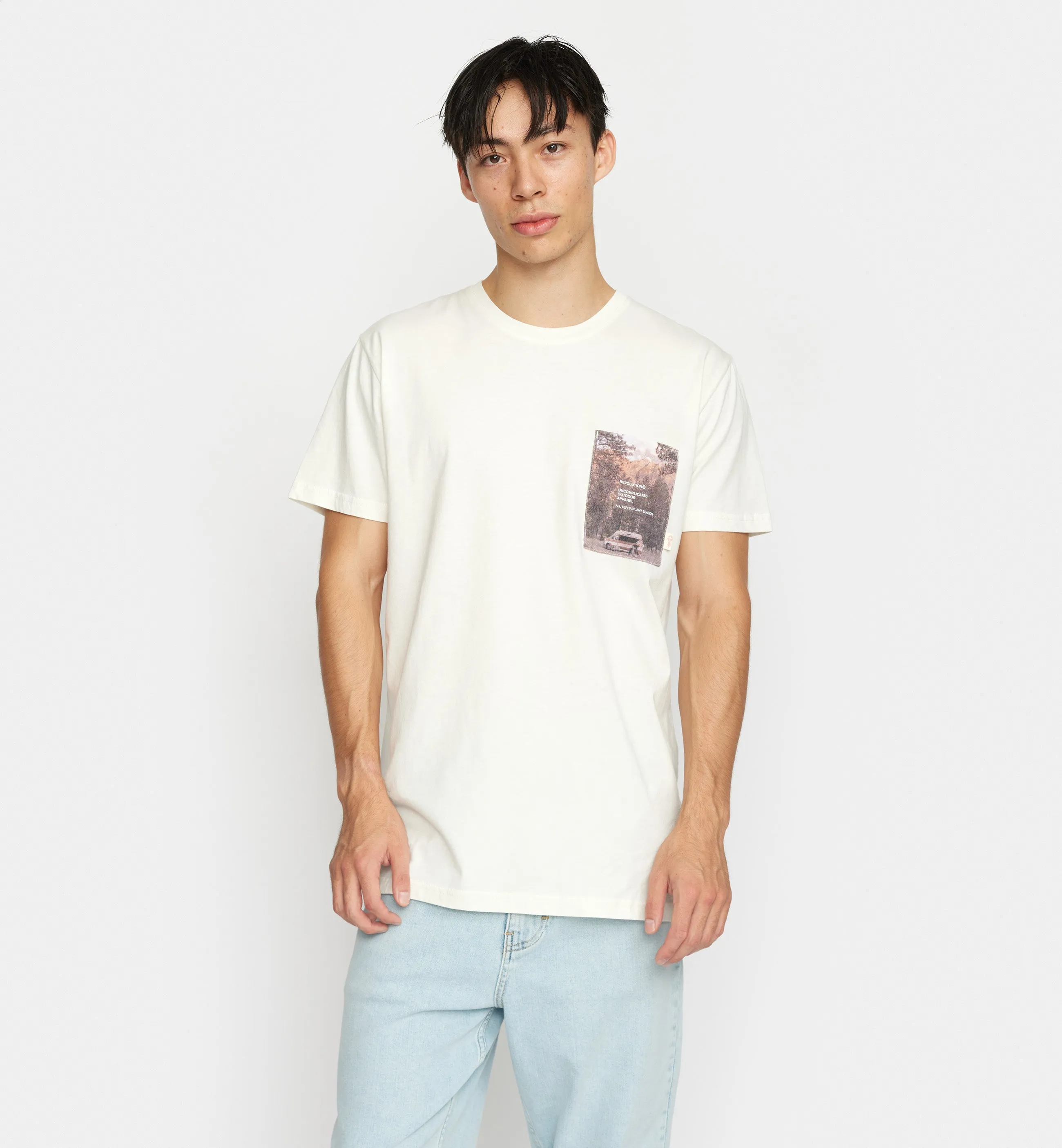 Printed T-shirt / 1381 VAN - Offwhite sold by Revolution product image thumbnail 3