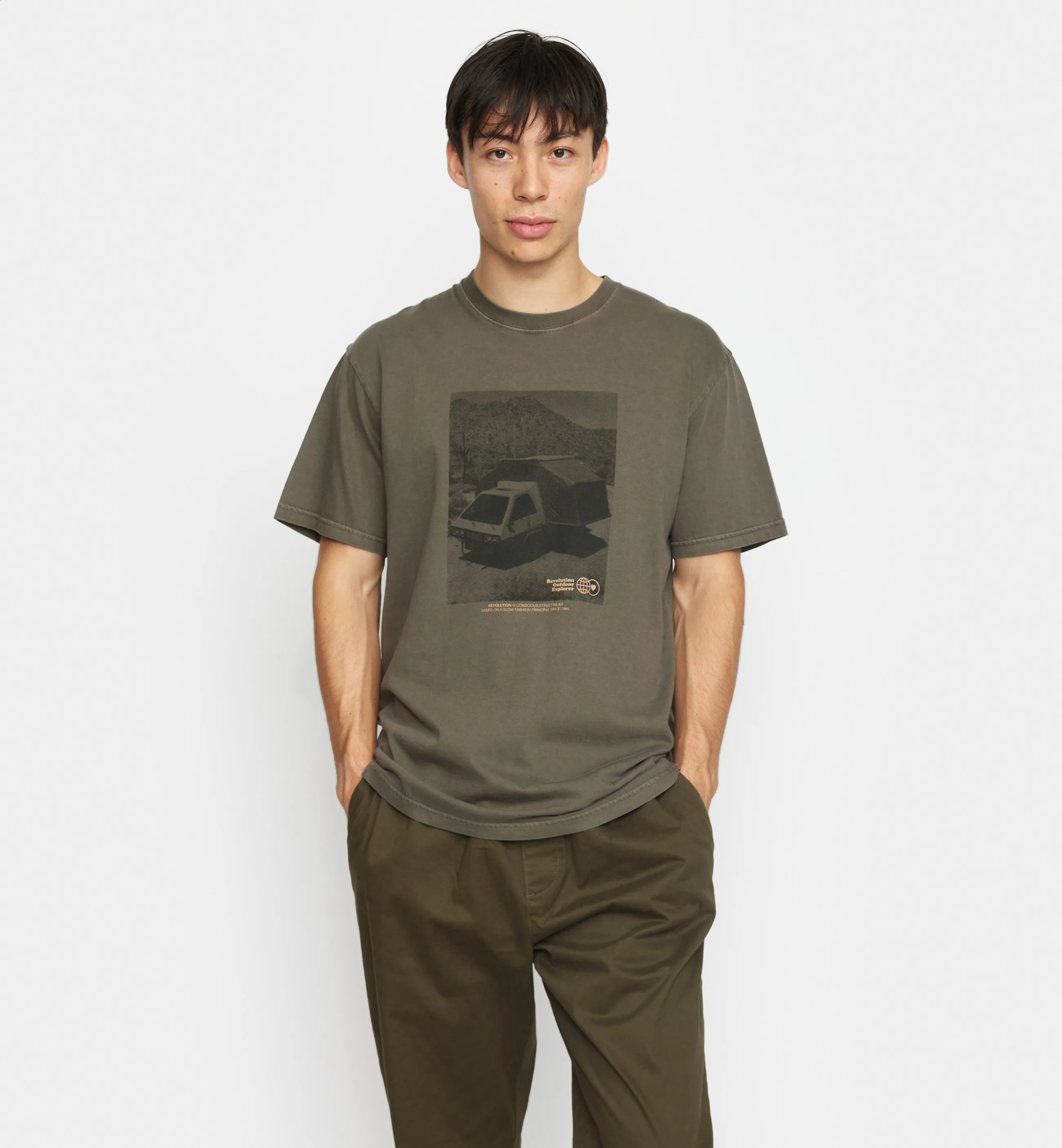 Printed T-shirt / 1376 FUR - Grey sold by Revolution product image thumbnail 3