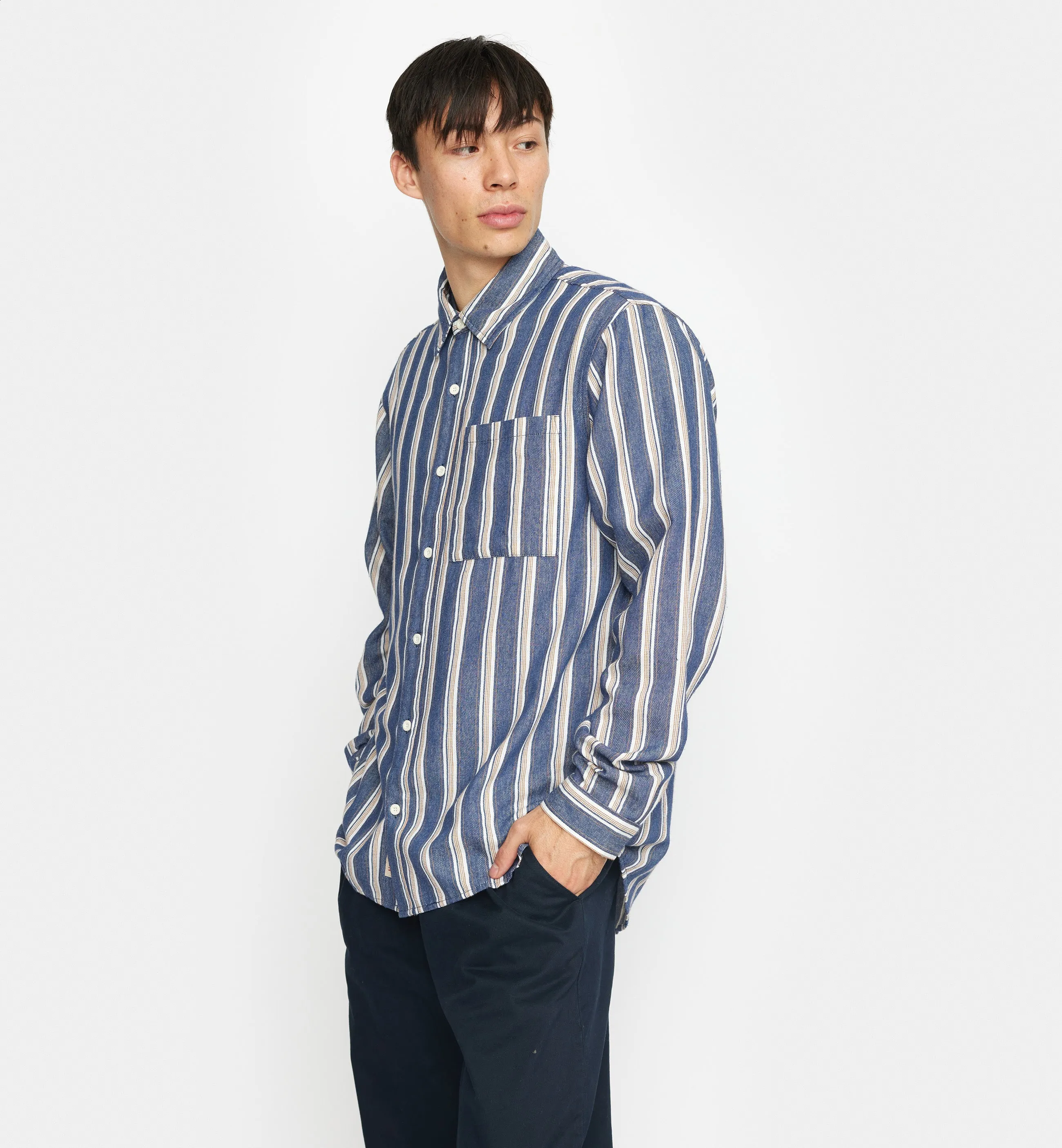 Loose Shirt / 3127 - Navy sold by Revolution