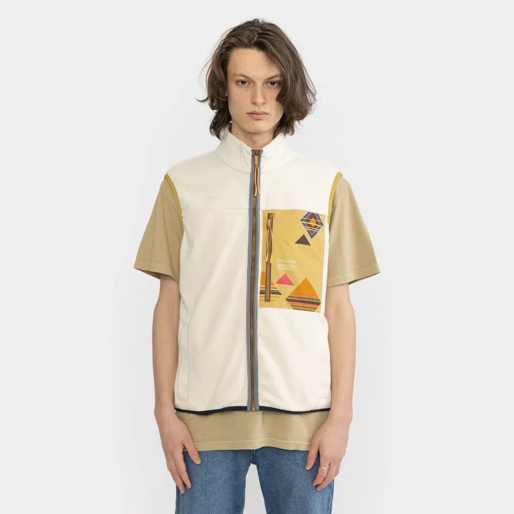 Fleece Vest / 7842 - Offwhite sold by Revolution product image thumbnail 4