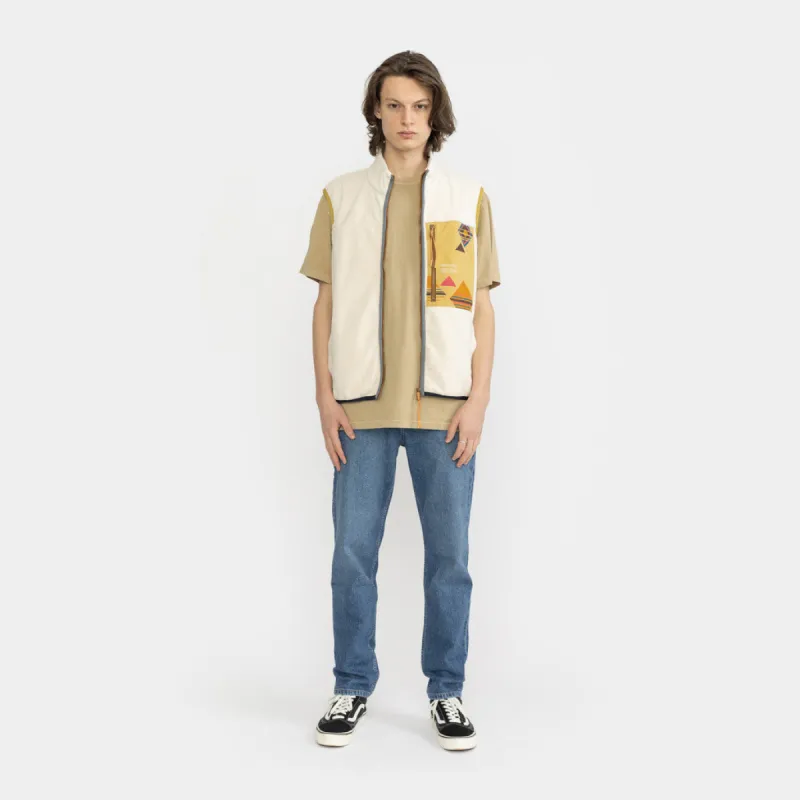 Fleece Vest / 7842 - Offwhite sold by Revolution