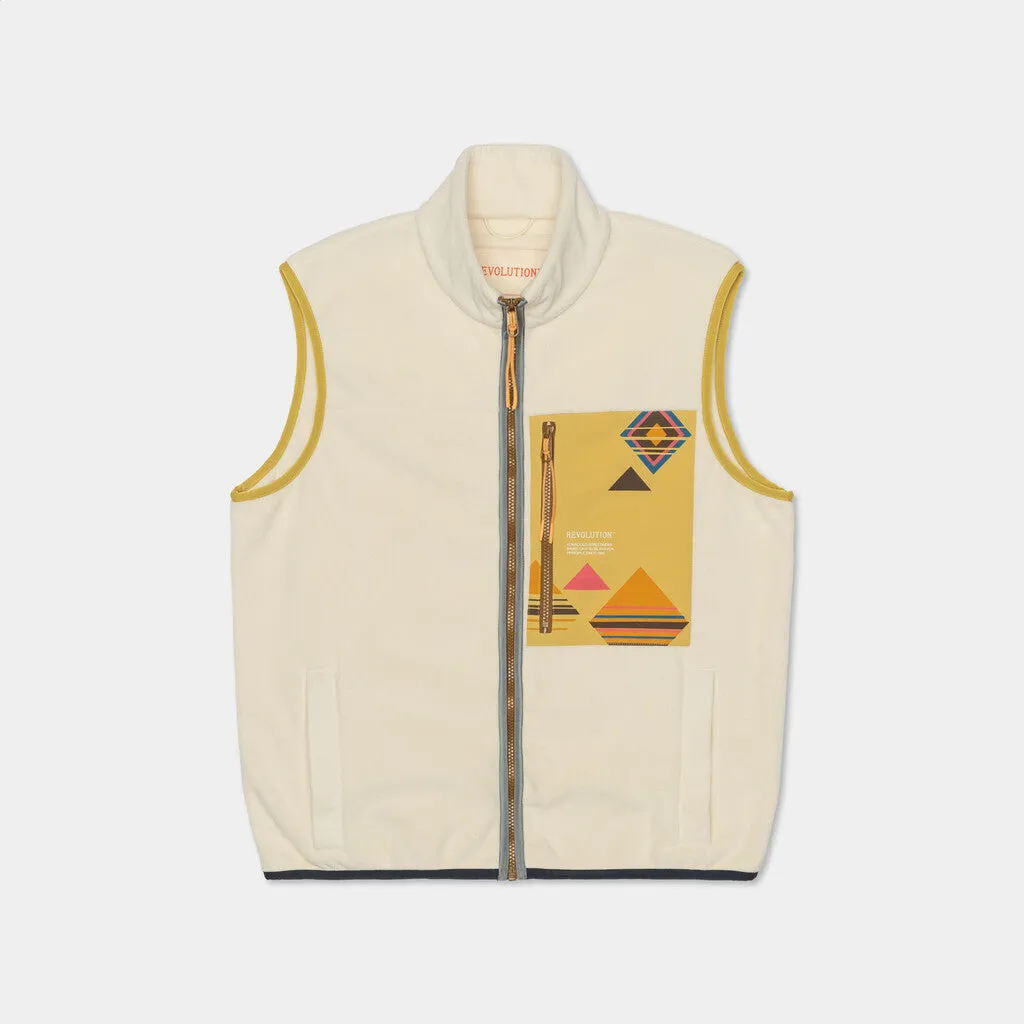 Fleece Vest / 7842 - Offwhite sold by Revolution product image thumbnail 5