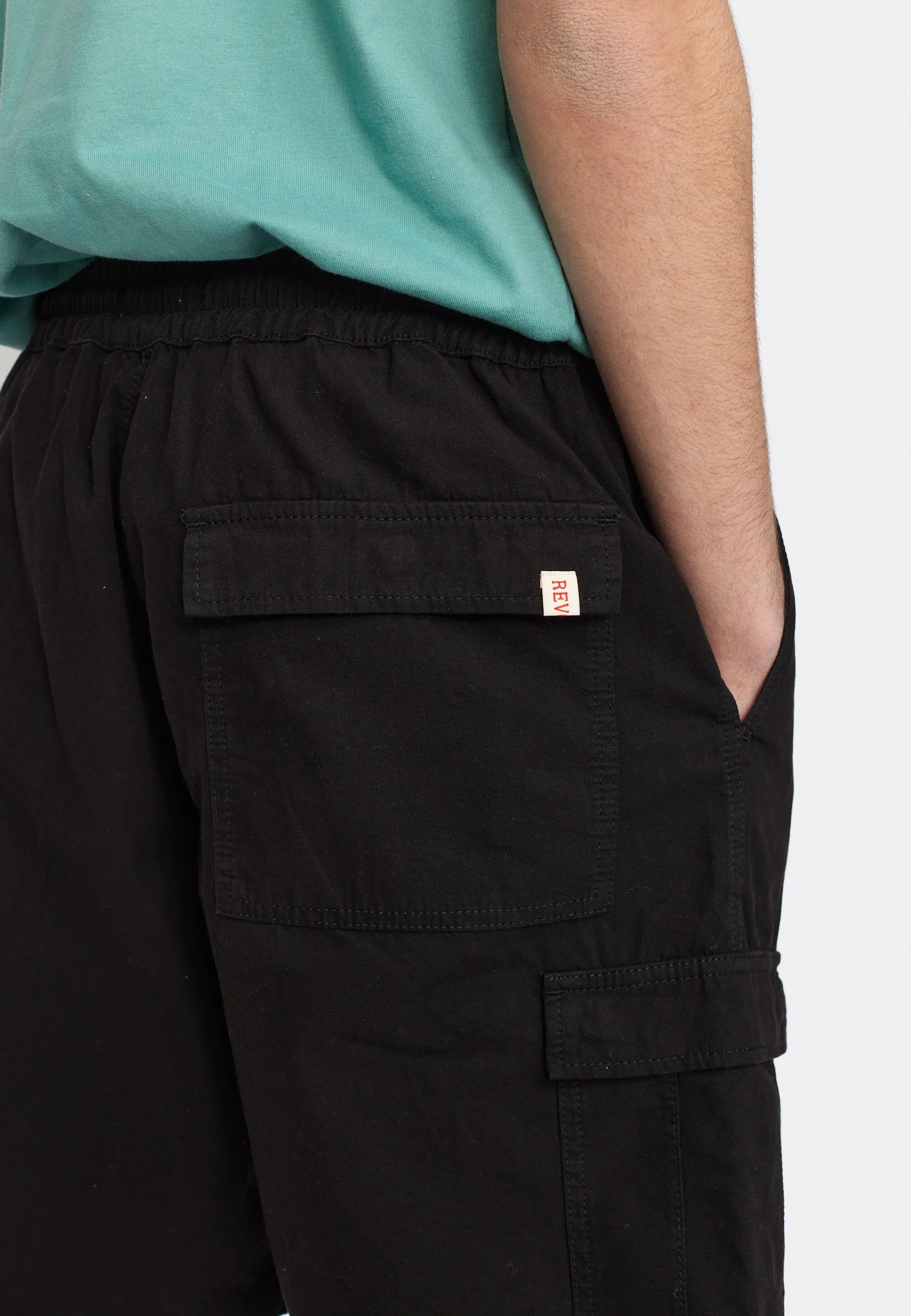 Loose Cargo Shorts / 4060 - Black sold by Revolution product image thumbnail 4