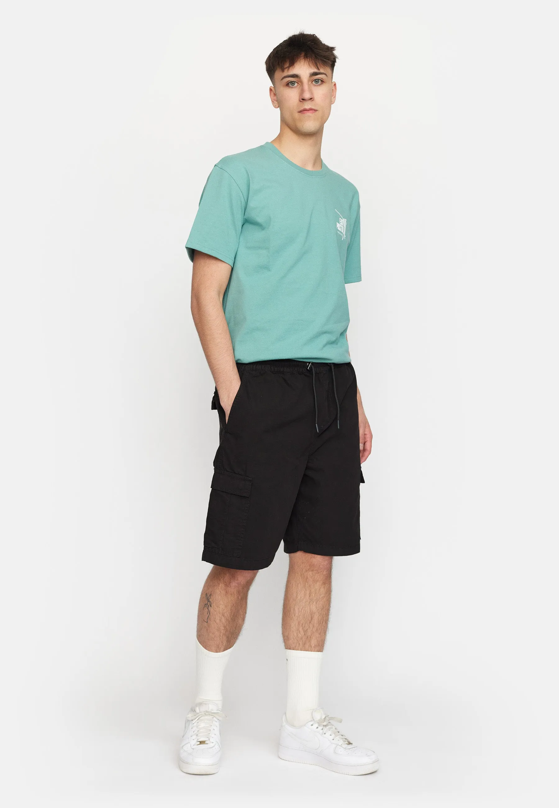 Loose Cargo Shorts / 4060 - Black sold by Revolution