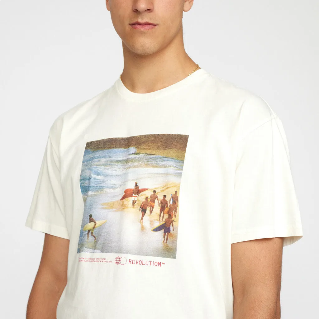 Loose t-shirt / 1371 WAI - Offwhite sold by Revolution product image thumbnail 5